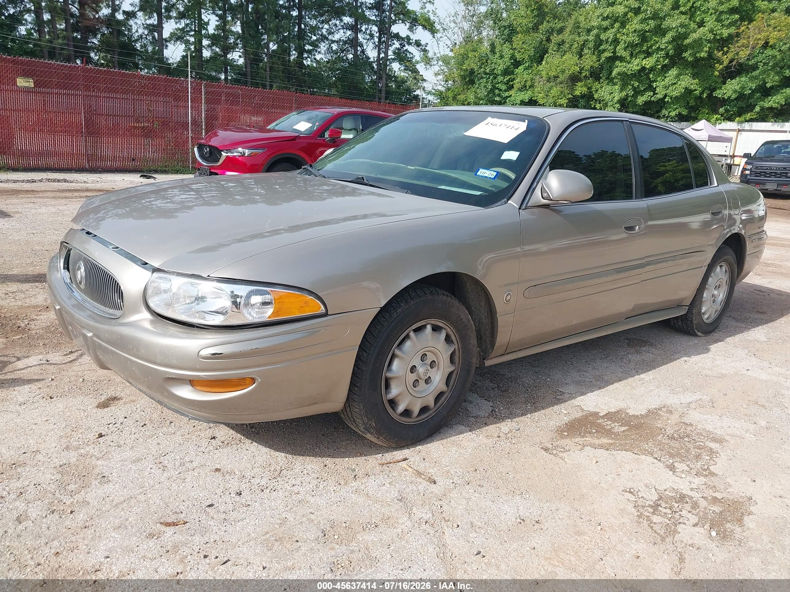 2001 Buick LeSabre VIN 1G4HP54K214156036 IAAI salvage auction — Front End, Original (Texas), sold $250 on 2026-09-12 (photo 2)