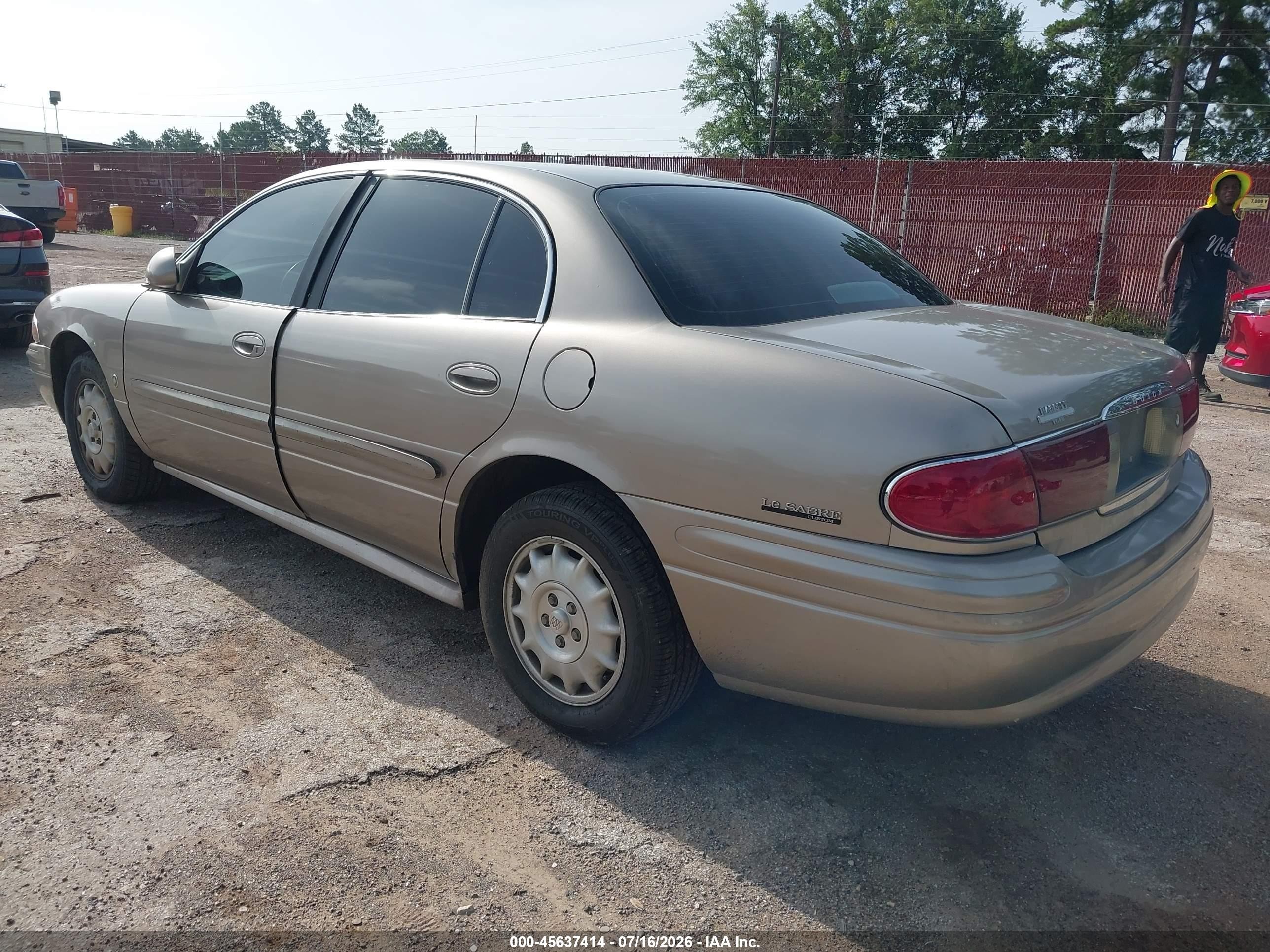 2001 Buick LeSabre VIN 1G4HP54K214156036 IAAI salvage auction — Front End, Original (Texas), sold $250 on 2026-09-12 (photo 3)