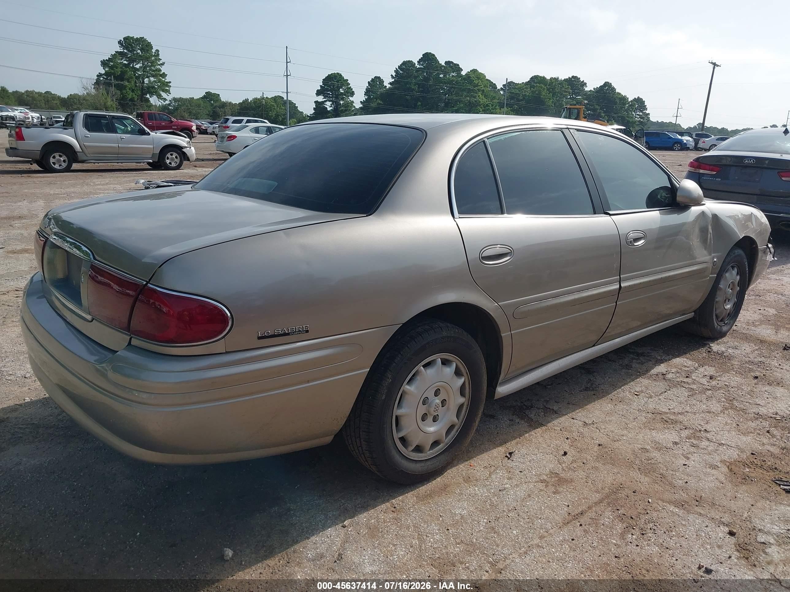 2001 Buick LeSabre VIN 1G4HP54K214156036 IAAI salvage auction — Front End, Original (Texas), sold $250 on 2026-09-12 (photo 4)