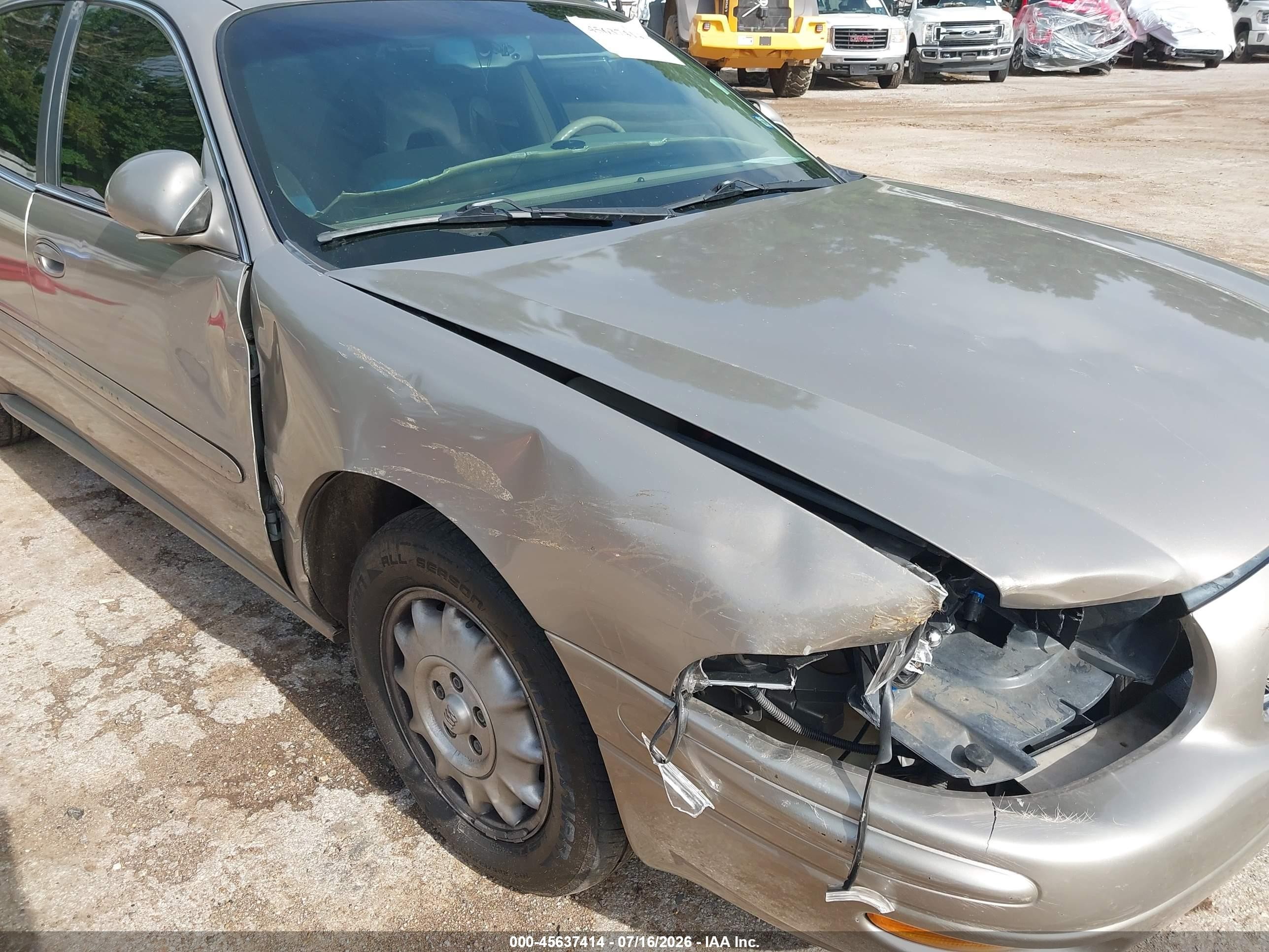 2001 Buick LeSabre VIN 1G4HP54K214156036 IAAI salvage auction — Front End, Original (Texas), sold $250 on 2026-09-12 (photo 6)