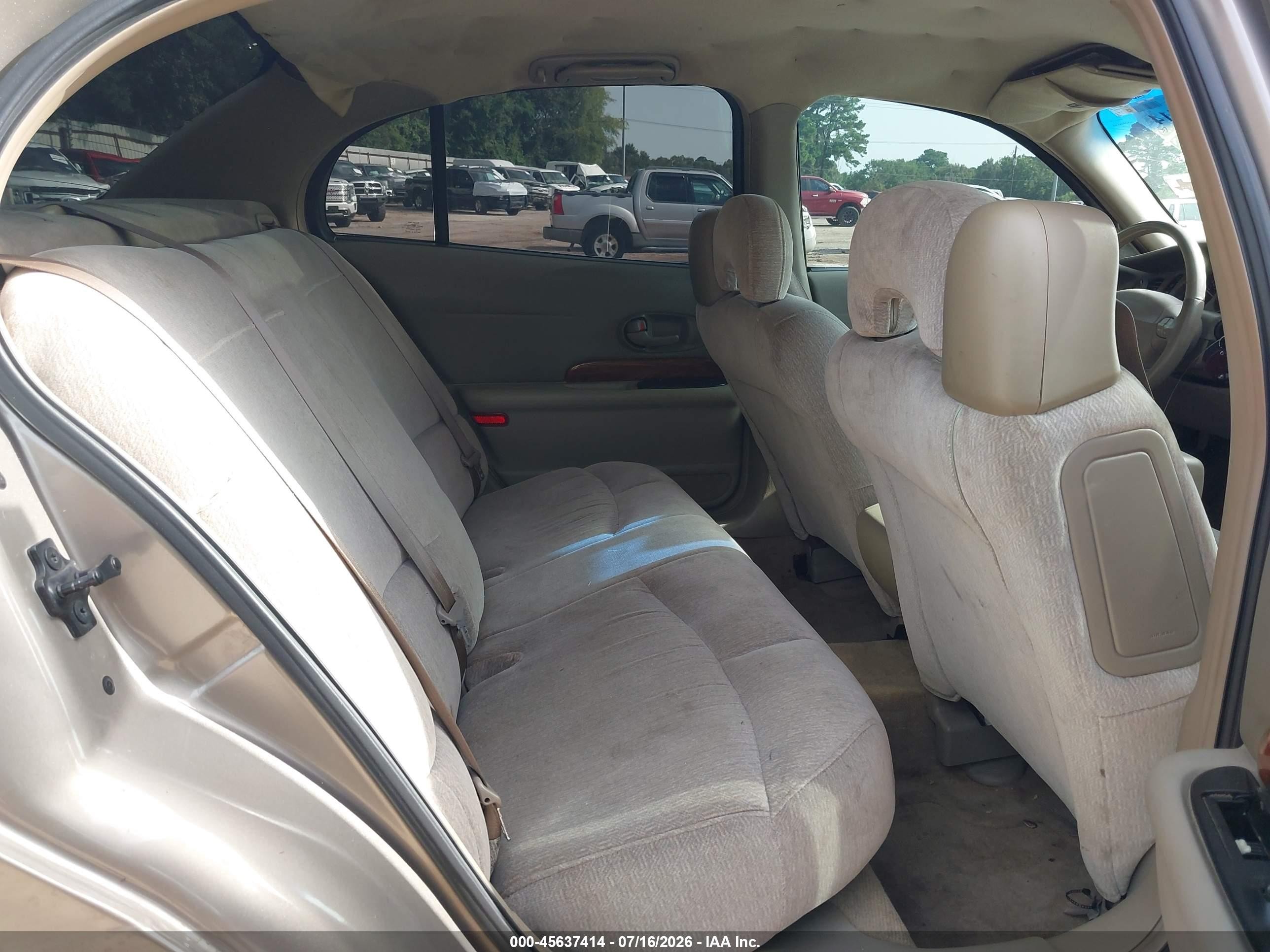 2001 Buick LeSabre VIN 1G4HP54K214156036 IAAI salvage auction — Front End, Original (Texas), sold $250 on 2026-09-12 (photo 8)