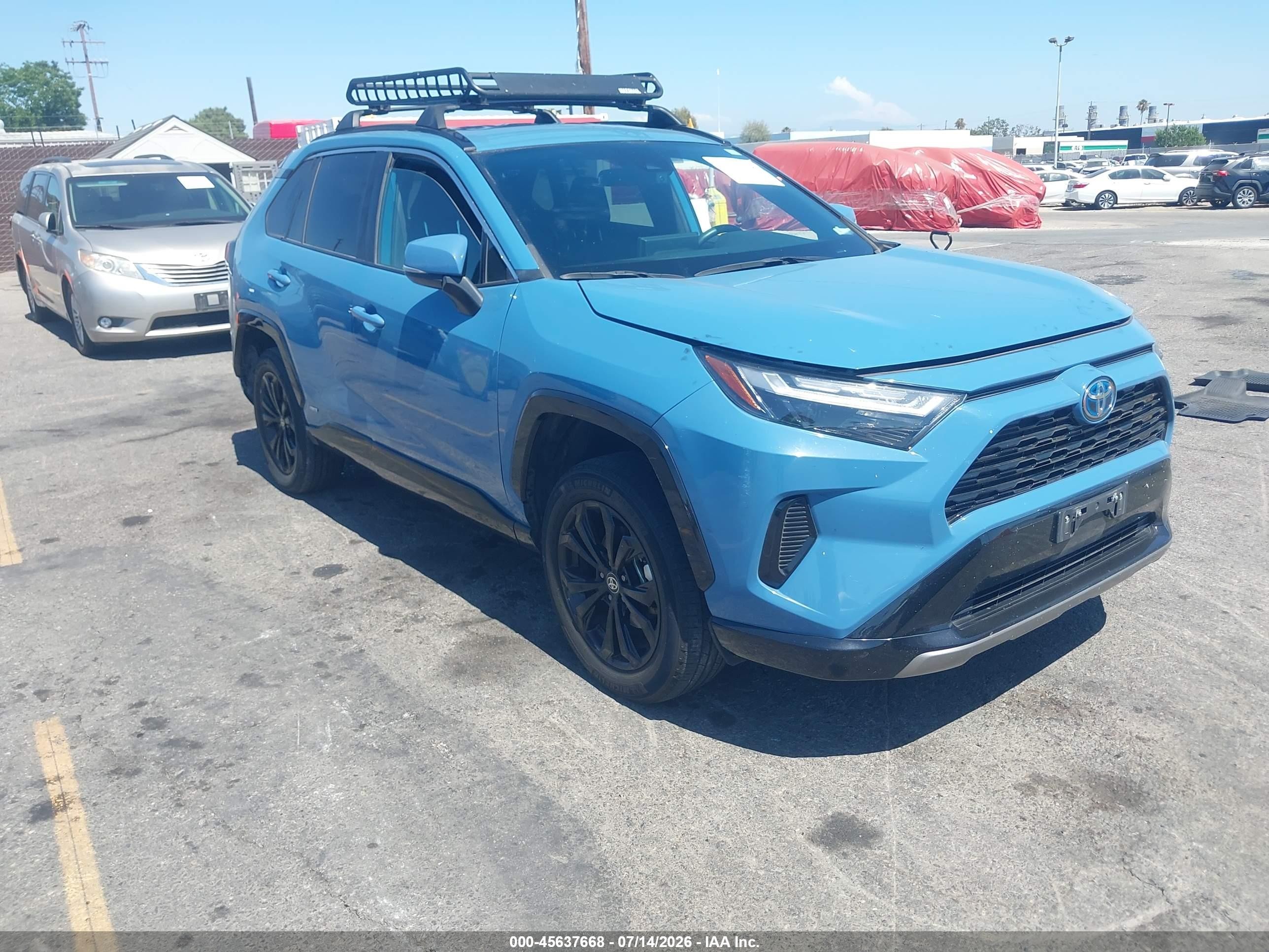 2024 Toyota RAV4 Hybrid VIN 4T3T6RFVXRU143419 — IAAI salvage auction photo