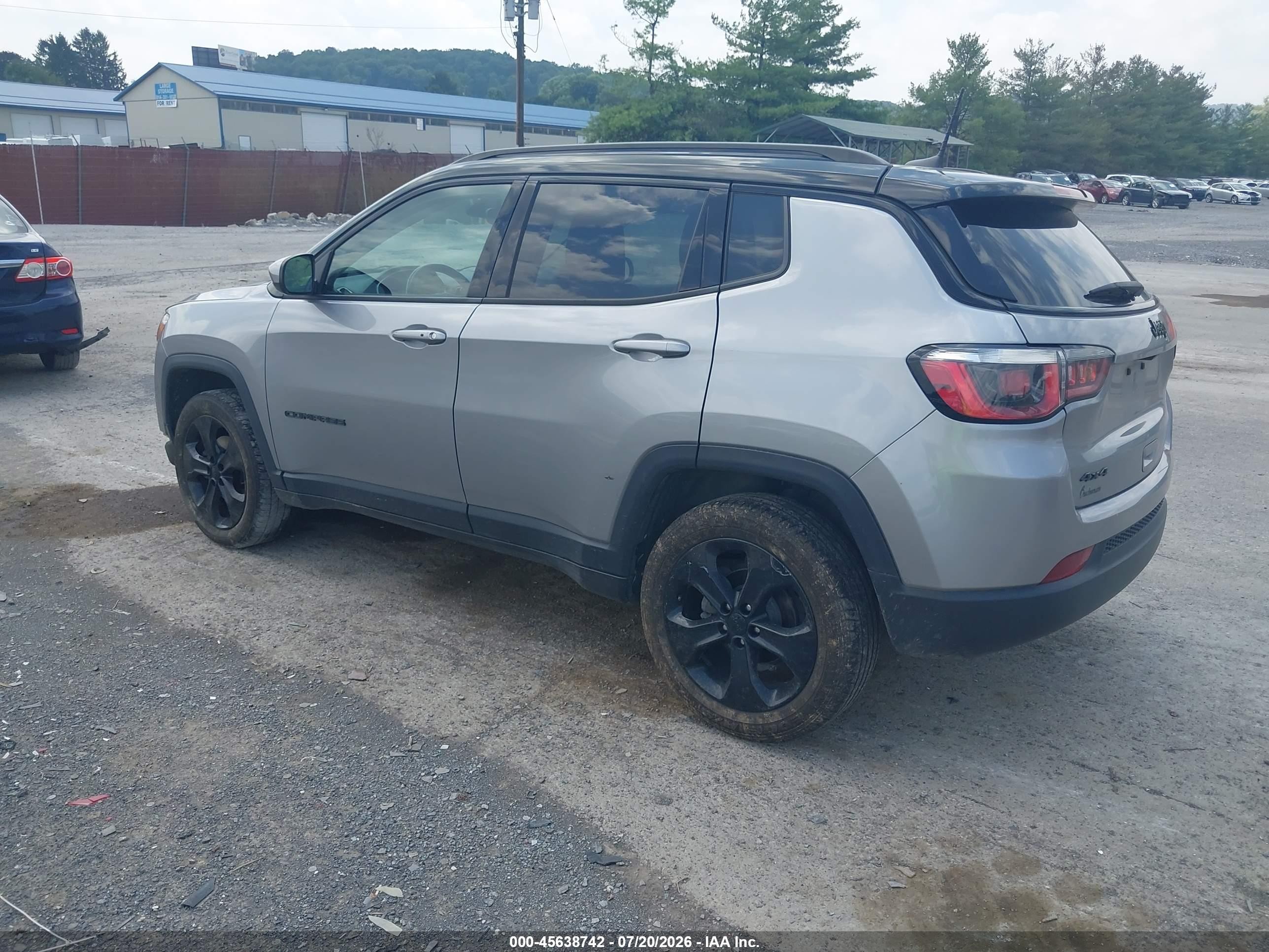 2018 Jeep Compass VIN 3C4NJDBB8JT433739 IAAI salvage auction — Front End, Salvage (Idaho), sold $1,500 on 2026-09-09 (photo 3)