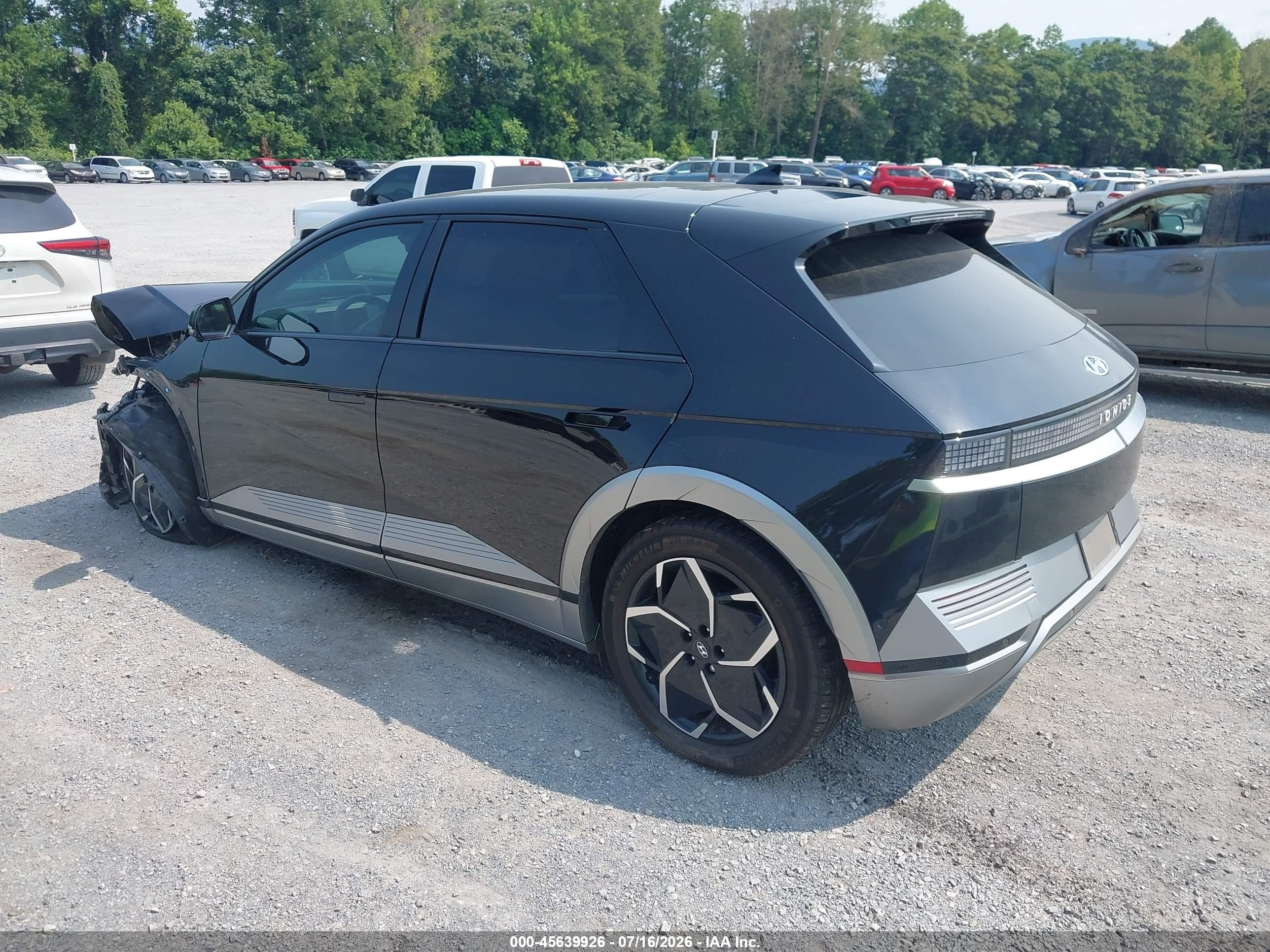 2024 Hyundai Ioniq 5 VIN KM8KR4DEXRU270690 IAAI salvage auction — Front End, Salvage (Virginia), sold $8,650 on 2026-09-03 (photo 3)