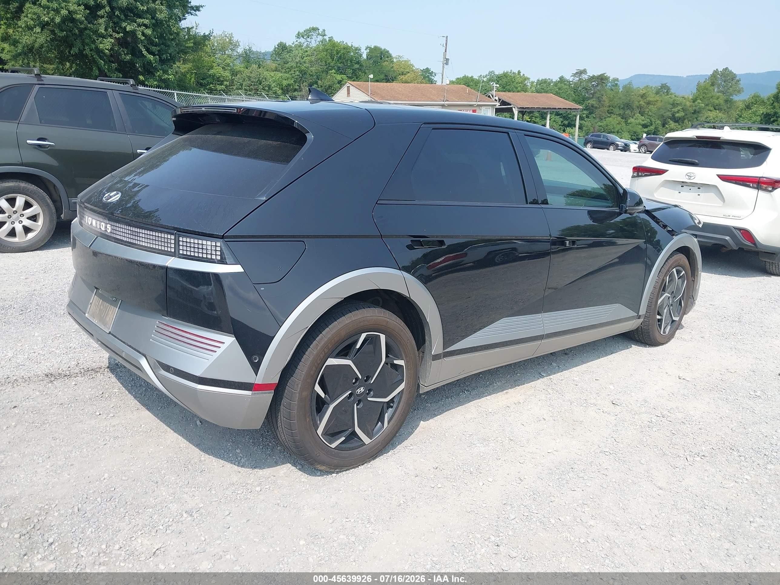 2024 Hyundai Ioniq 5 VIN KM8KR4DEXRU270690 IAAI salvage auction — Front End, Salvage (Virginia), sold $8,650 on 2026-09-03 (photo 4)