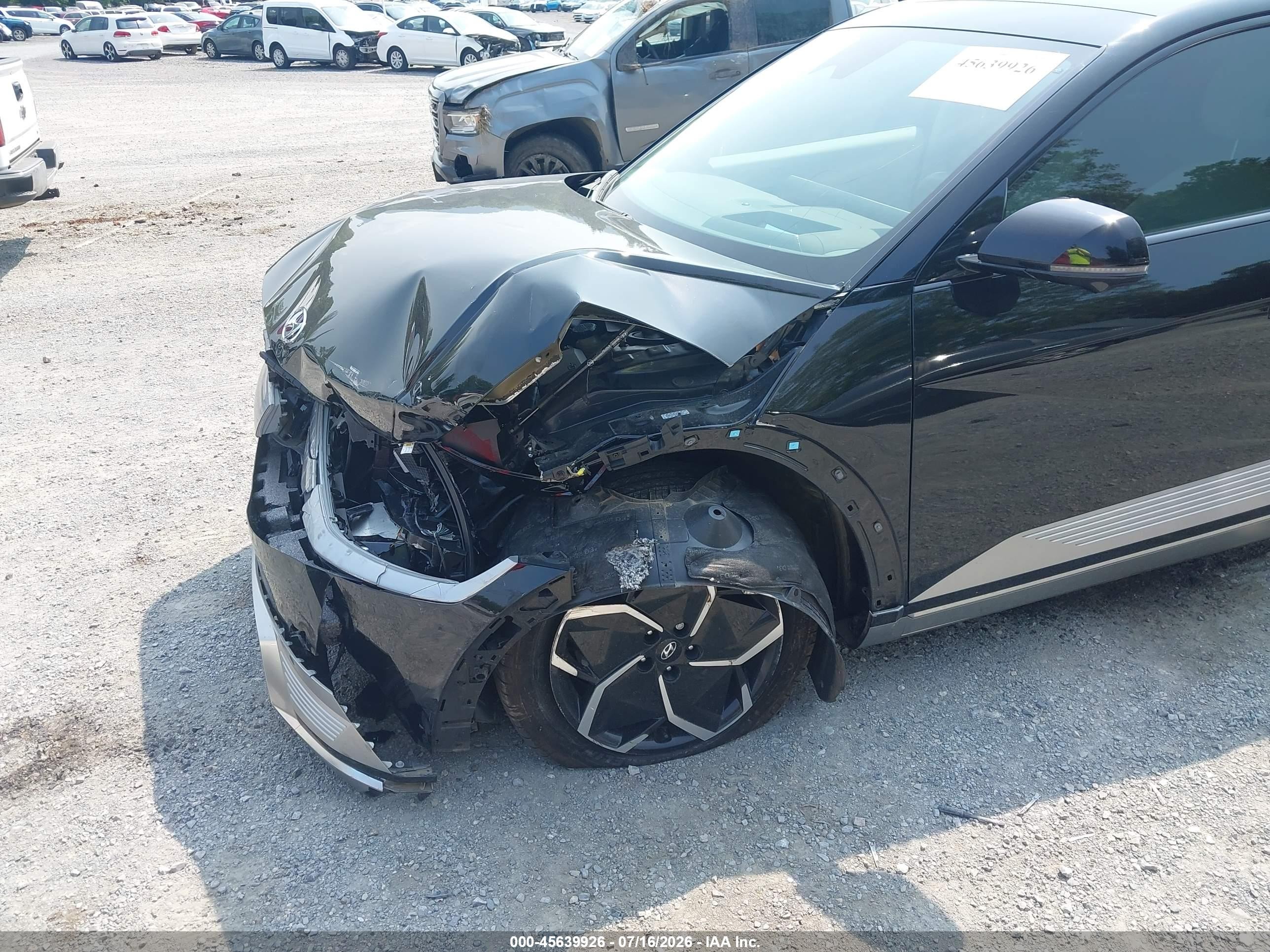2024 Hyundai Ioniq 5 VIN KM8KR4DEXRU270690 IAAI salvage auction — Front End, Salvage (Virginia), sold $8,650 on 2026-09-03 (photo 6)