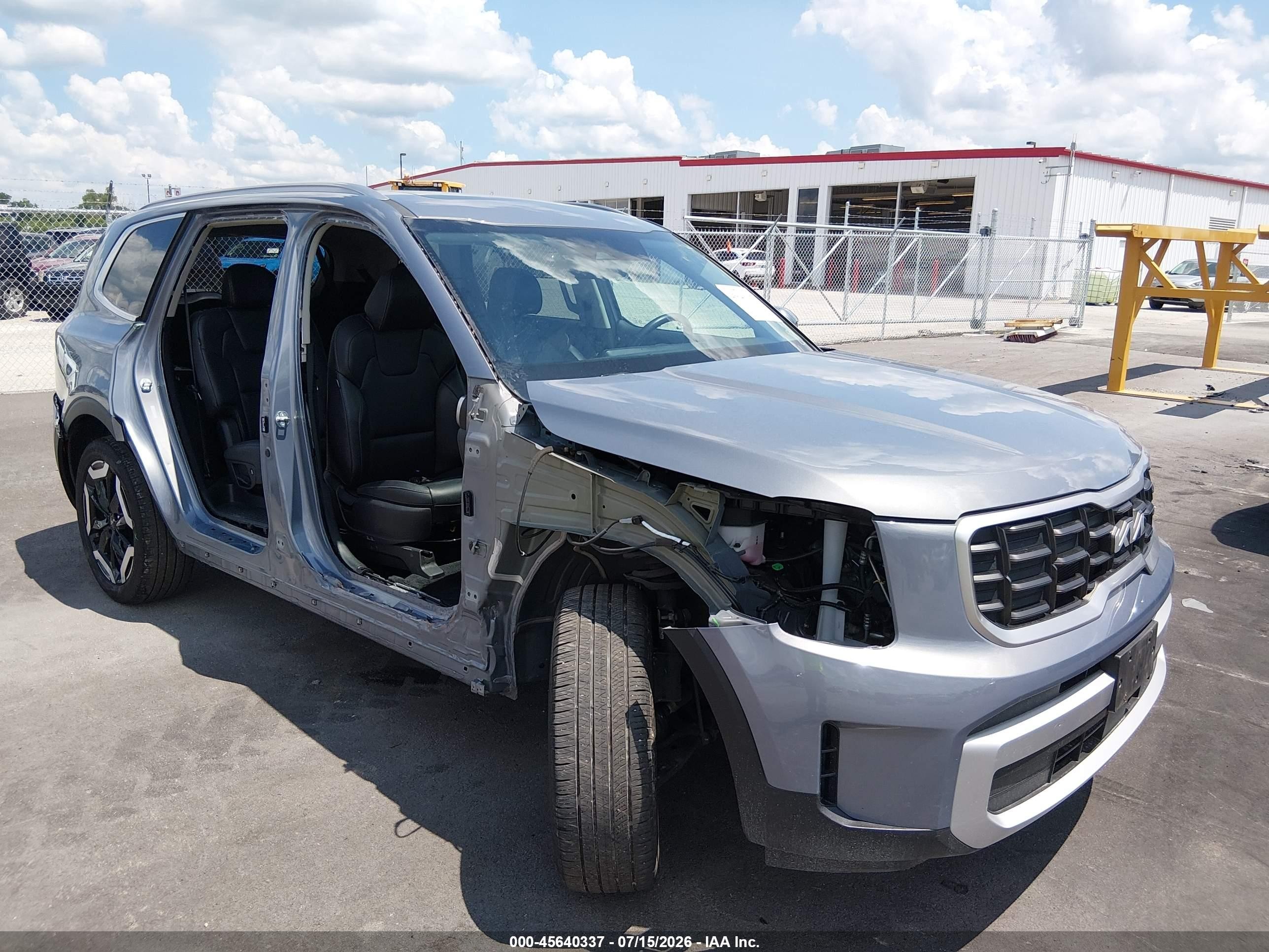 2025 Kia Telluride VIN 5XYP6DGC9SG700035 — IAAI salvage auction photo