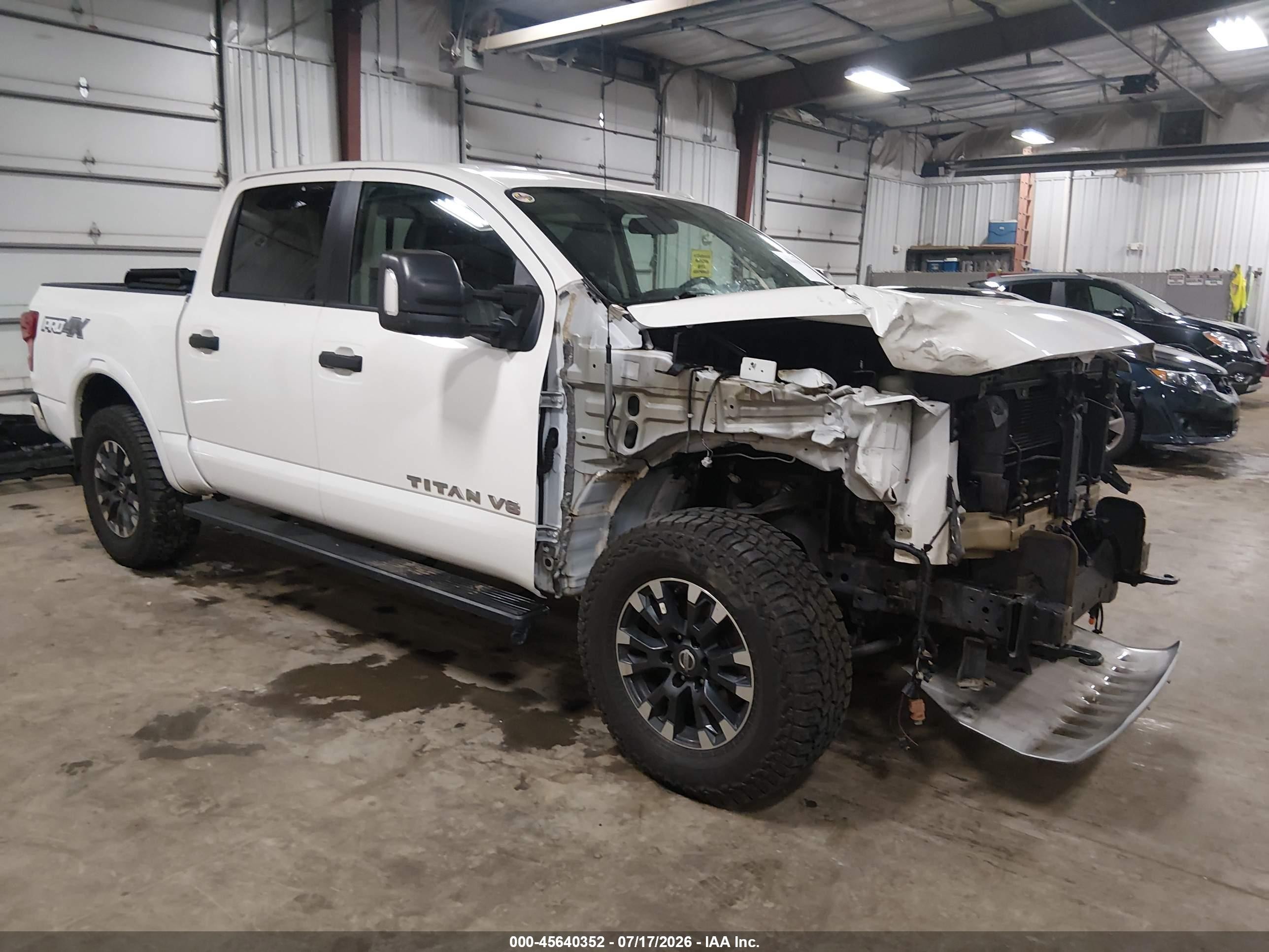 2019 Nissan Titan VIN 1N6AA1E50KN520942 — IAAI salvage auction photo