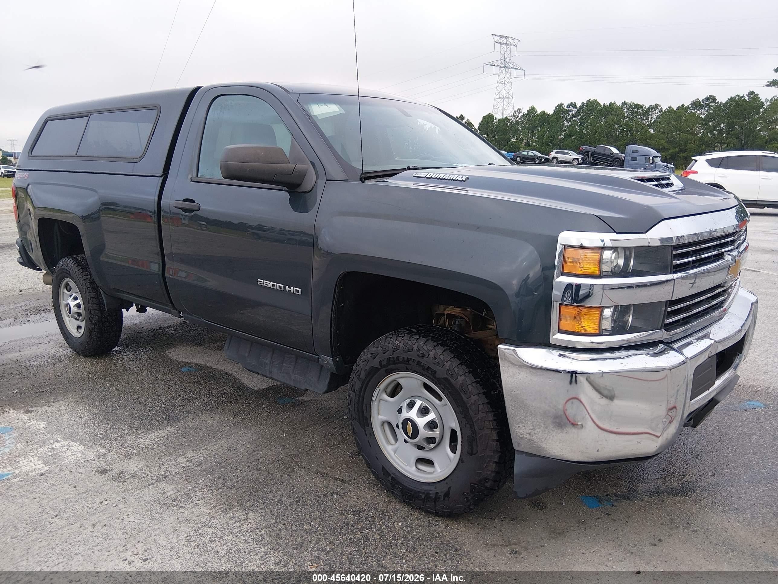 2017 Chevrolet Silverado 2500 VIN 1GC0KUEY1HZ307328 — IAAI salvage auction photo