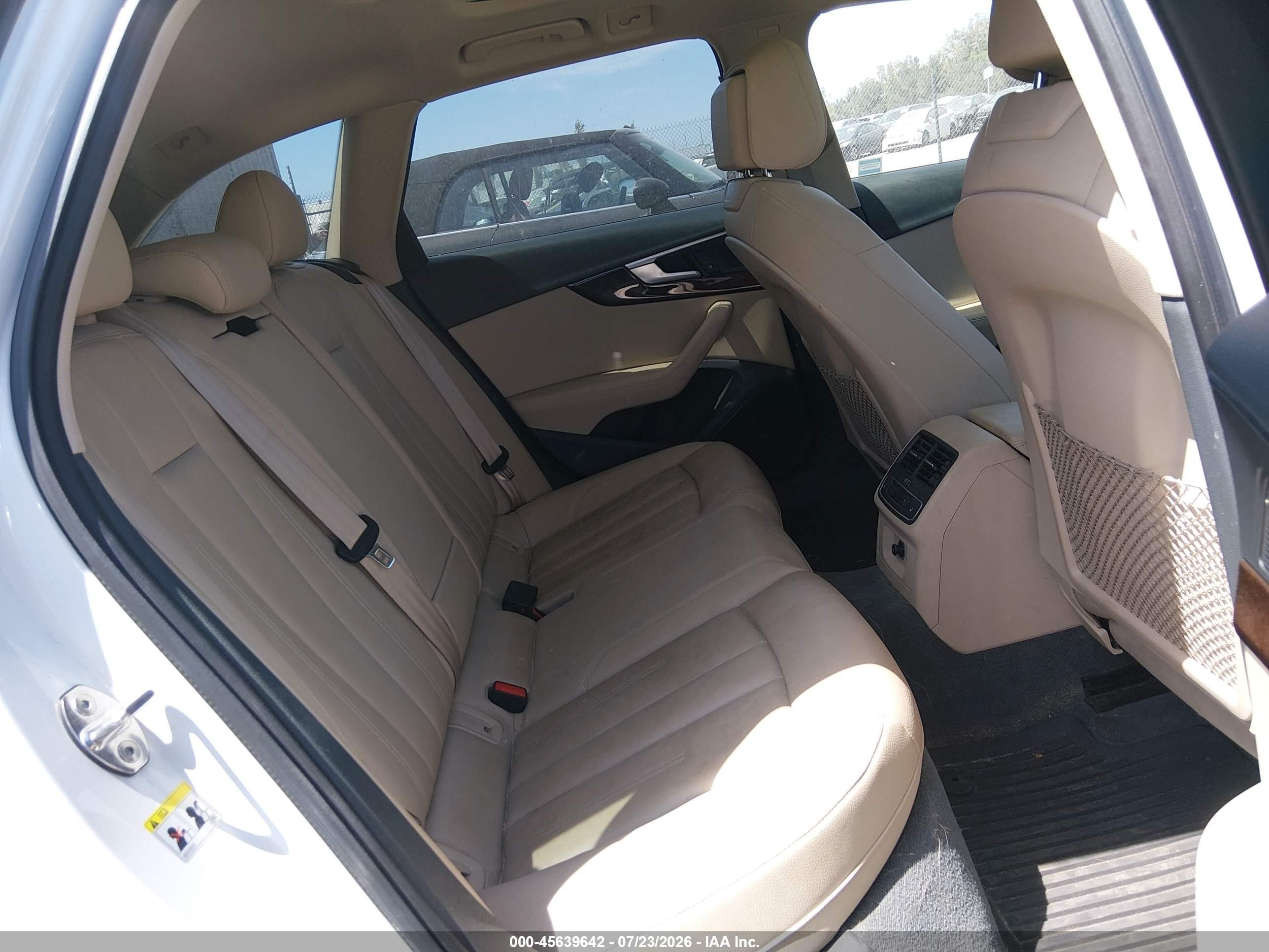 2018 Audi A4 allroad VIN WA19NAF46JA089913 IAAI salvage auction — Front End, Wait Title, sold $5,400 on 2026-09-20 (photo 8)