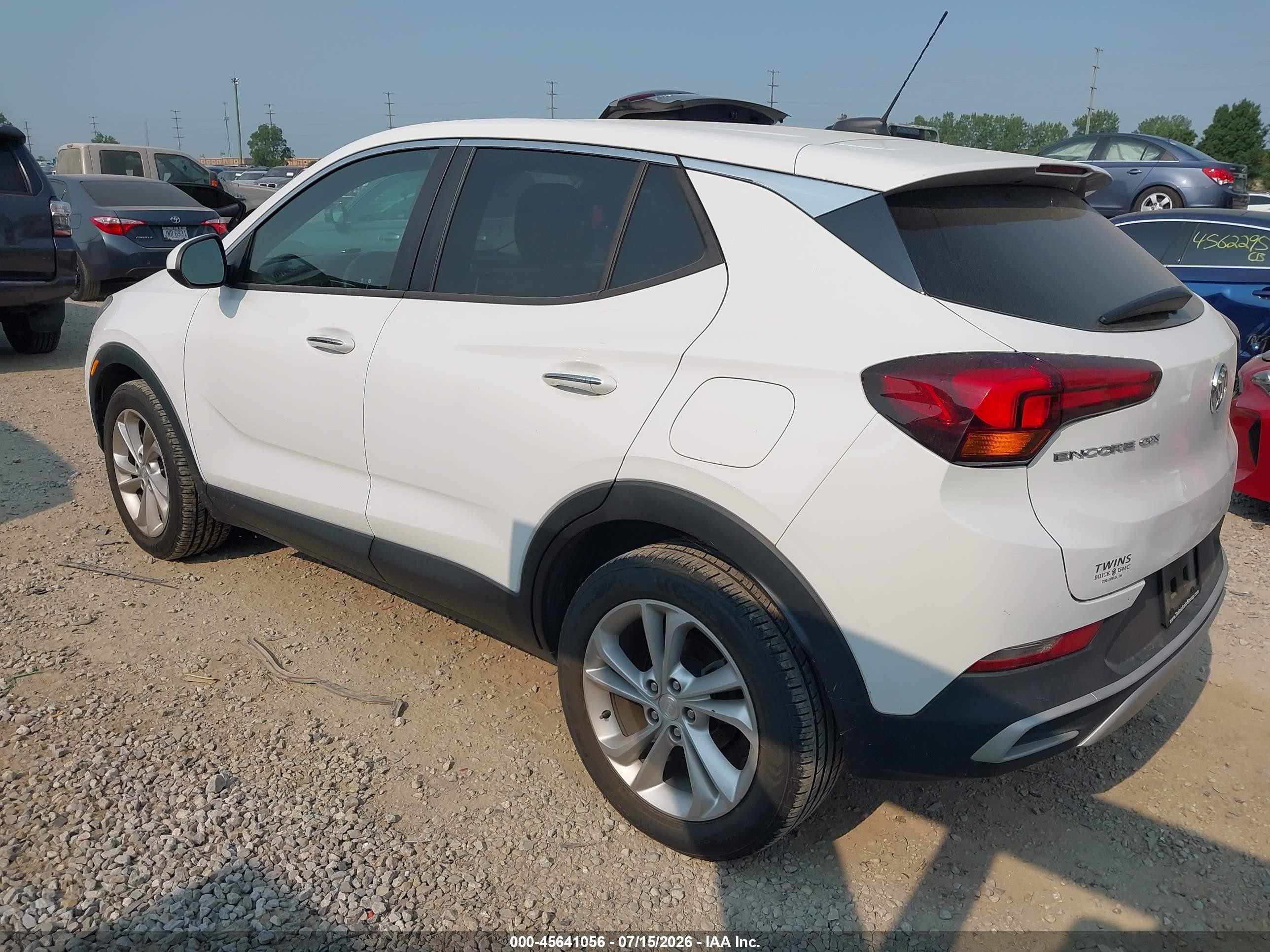 2020 Buick Encore GX VIN KL4MMBS21LB101731 IAAI salvage auction — Unknown, Salvage (Ohio), sold $2,750 on 2026-09-09 (photo 3)