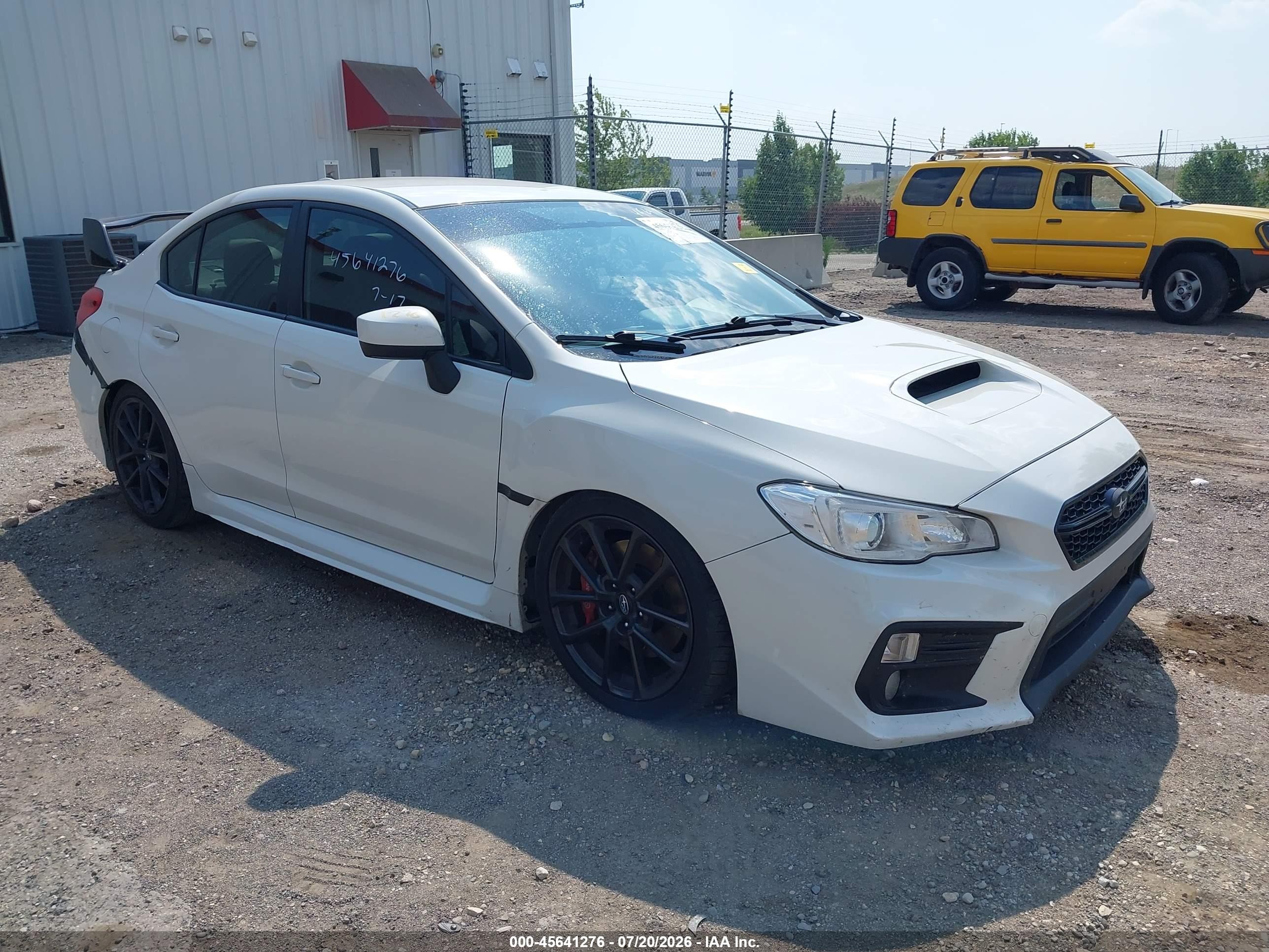 2020 Subaru WRX VIN JF1VA1B69L9829889 — IAAI salvage auction photo