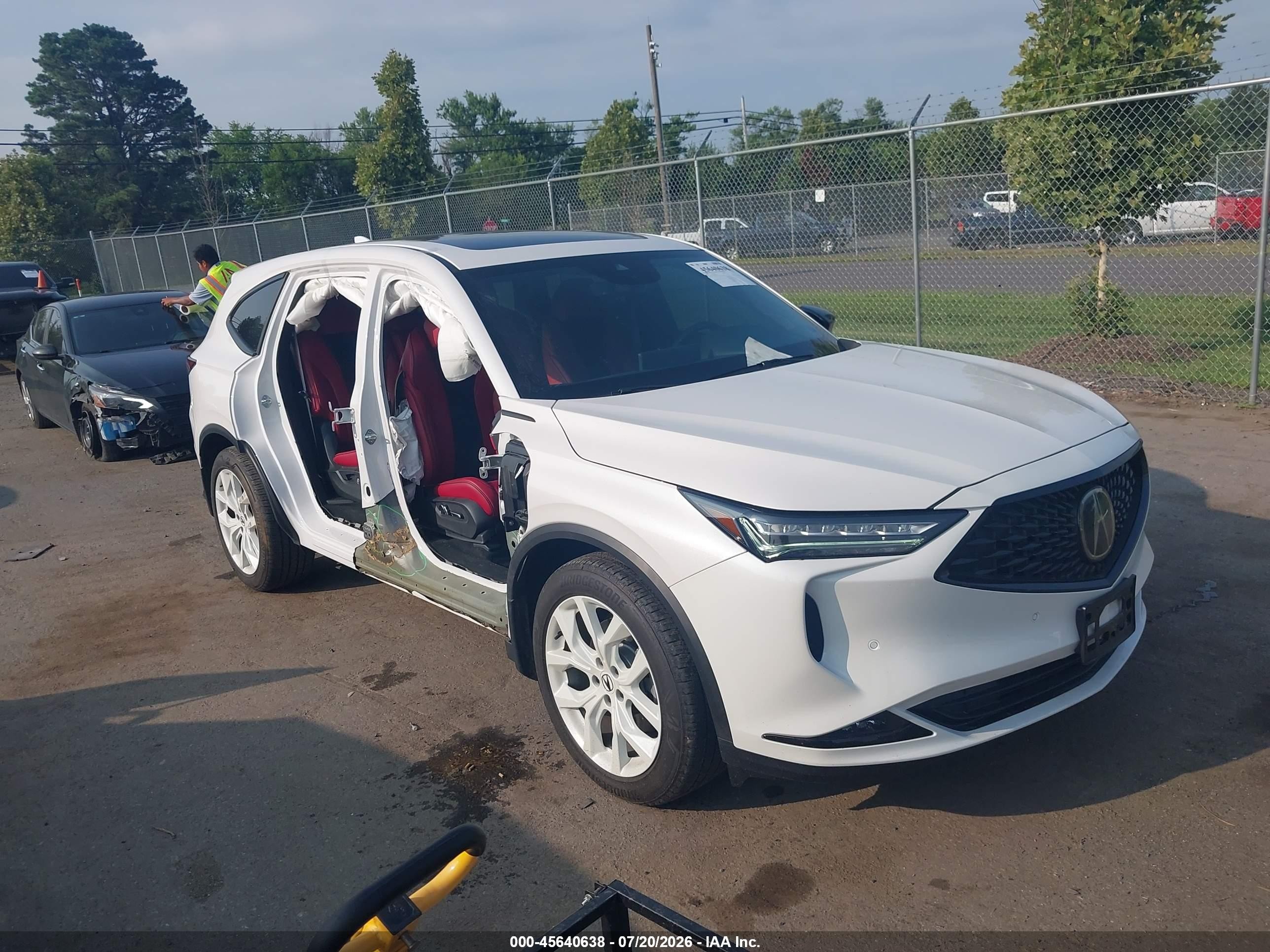 2024 Acura MDX VIN 5J8YE1H07RL022640 — IAAI salvage auction photo