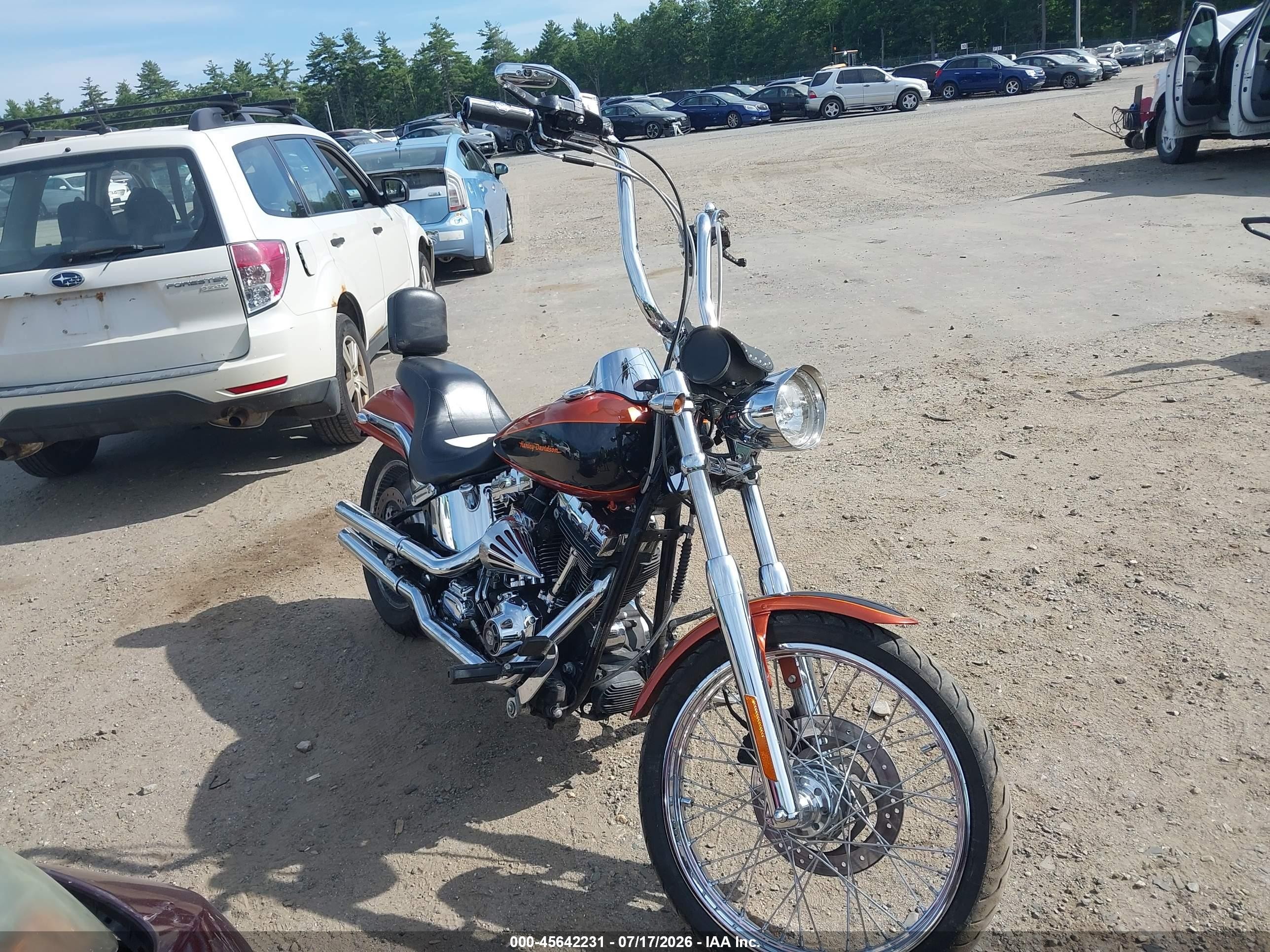 2006 Harley-davidson Fxstdi VIN 1HD1JBB186Y067229 IAAI salvage auction — Unknown, Salvage (Massachusetts), sold $1,400 on 2026-09-02 (photo 1)