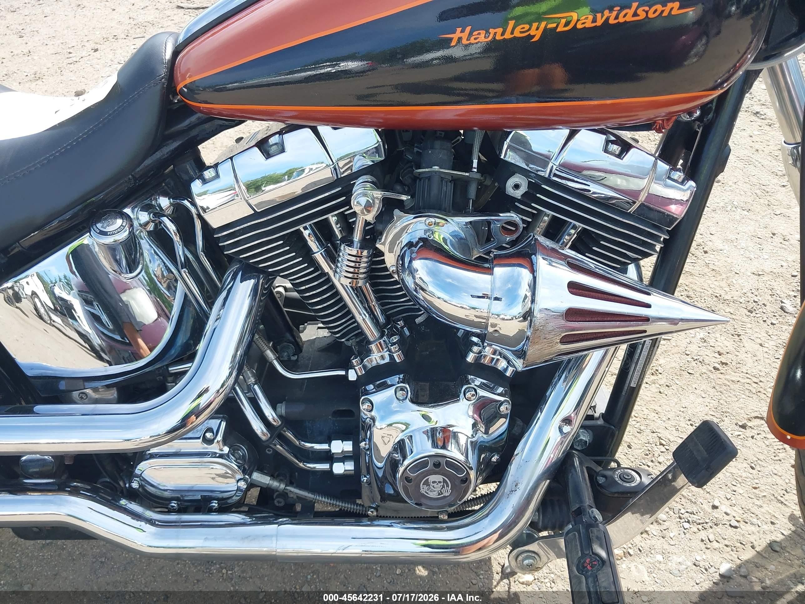 2006 Harley-davidson Fxstdi VIN 1HD1JBB186Y067229 IAAI salvage auction — Unknown, Salvage (Massachusetts), sold $1,400 on 2026-09-02 (photo 8)