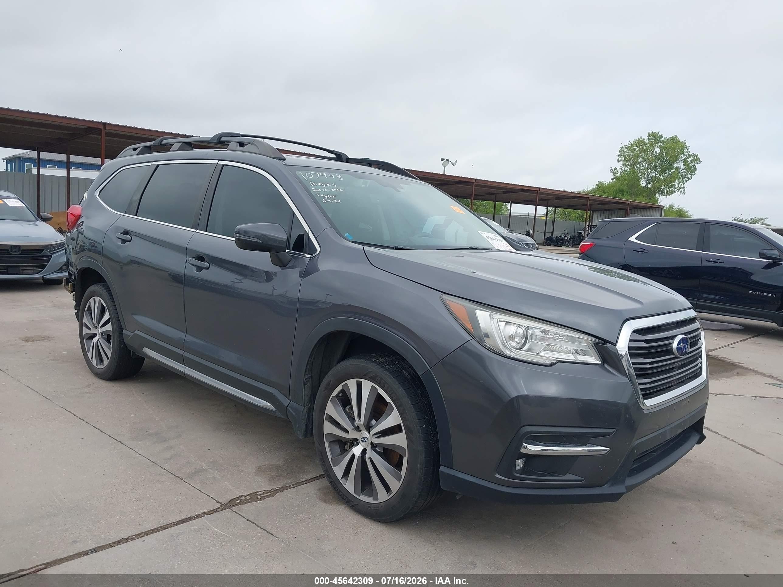 2022 Subaru Ascent VIN 4S4WMAPD5N3439015 — IAAI salvage auction photo