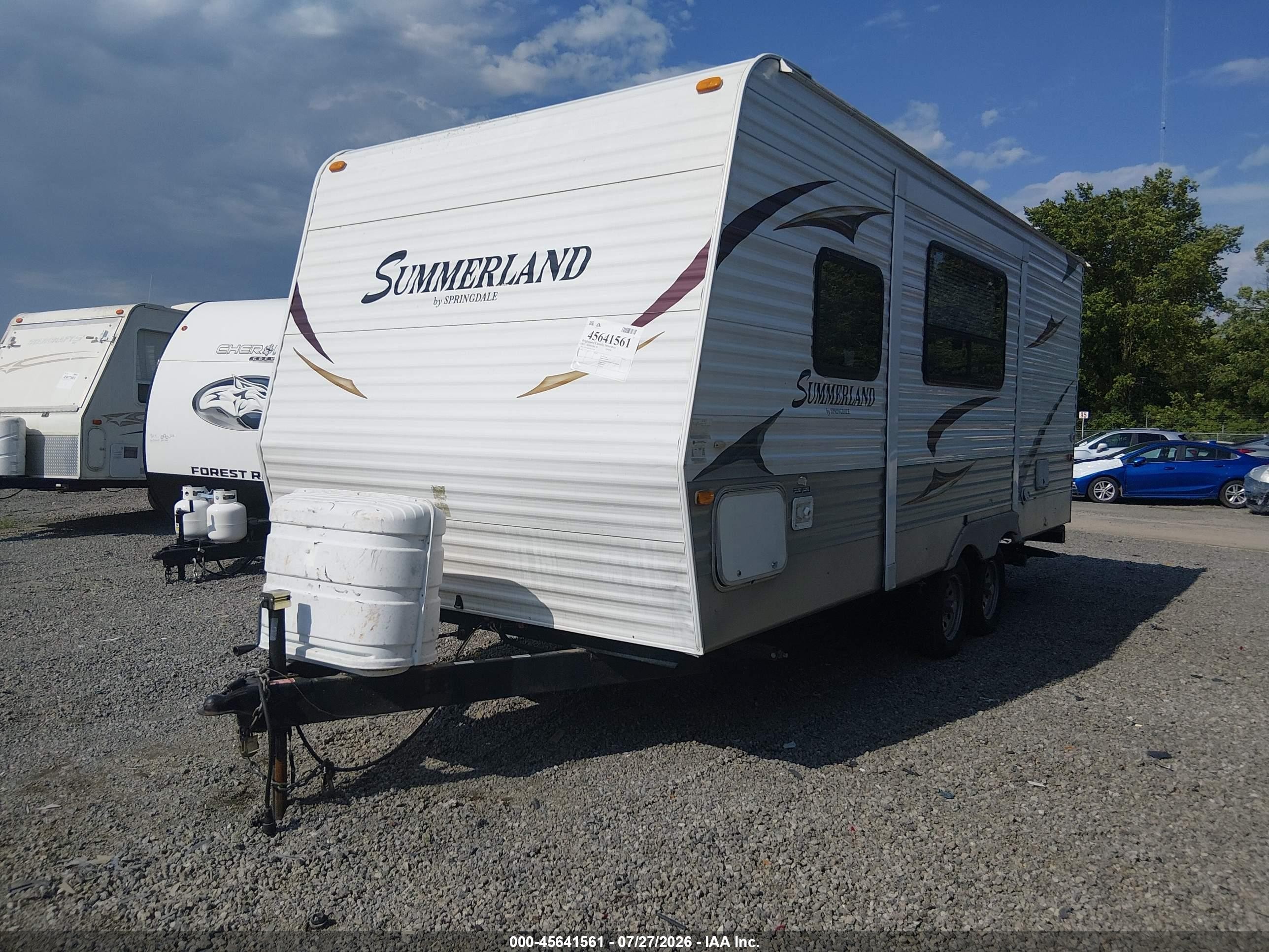 2011 Keystone Rv Summerland VIN 4YDT1902XB3151149 IAAI salvage auction — Unknown, Salvage (Missouri), sold $1,150 on 2026-09-09 (photo 2)