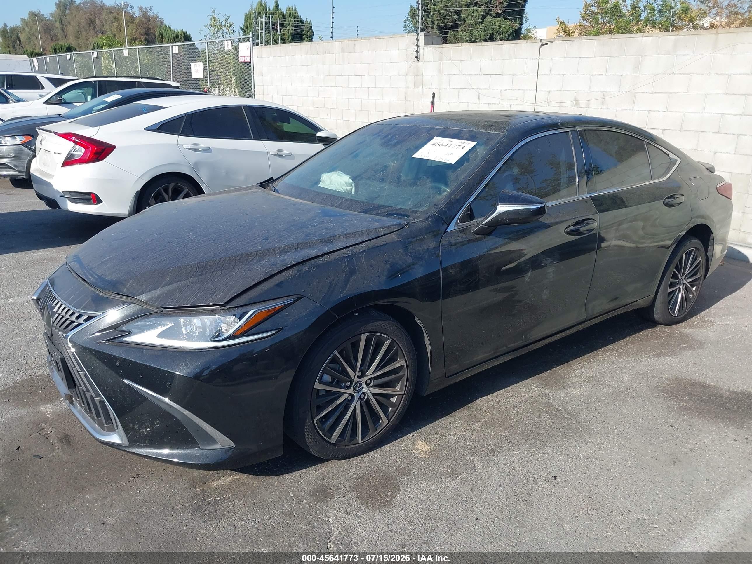2024 Lexus ES VIN 58ADA1C14RU043940 IAAI salvage auction — Unknown, Salvage (California), sold $13,500 on 2026-09-03 (photo 2)