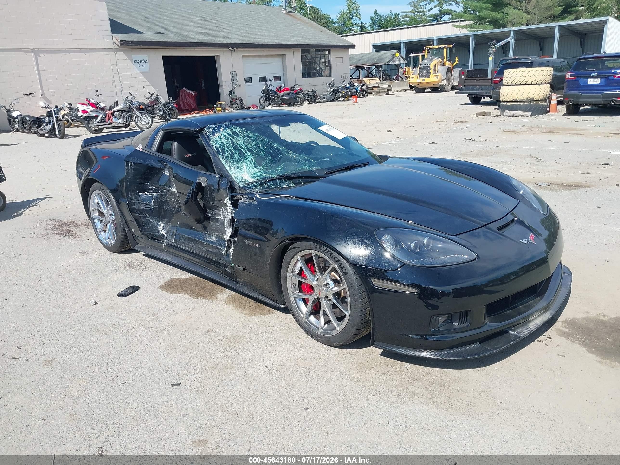 2009 Chevrolet Corvette VIN 1G1YZ26E695100801 — IAAI salvage auction photo