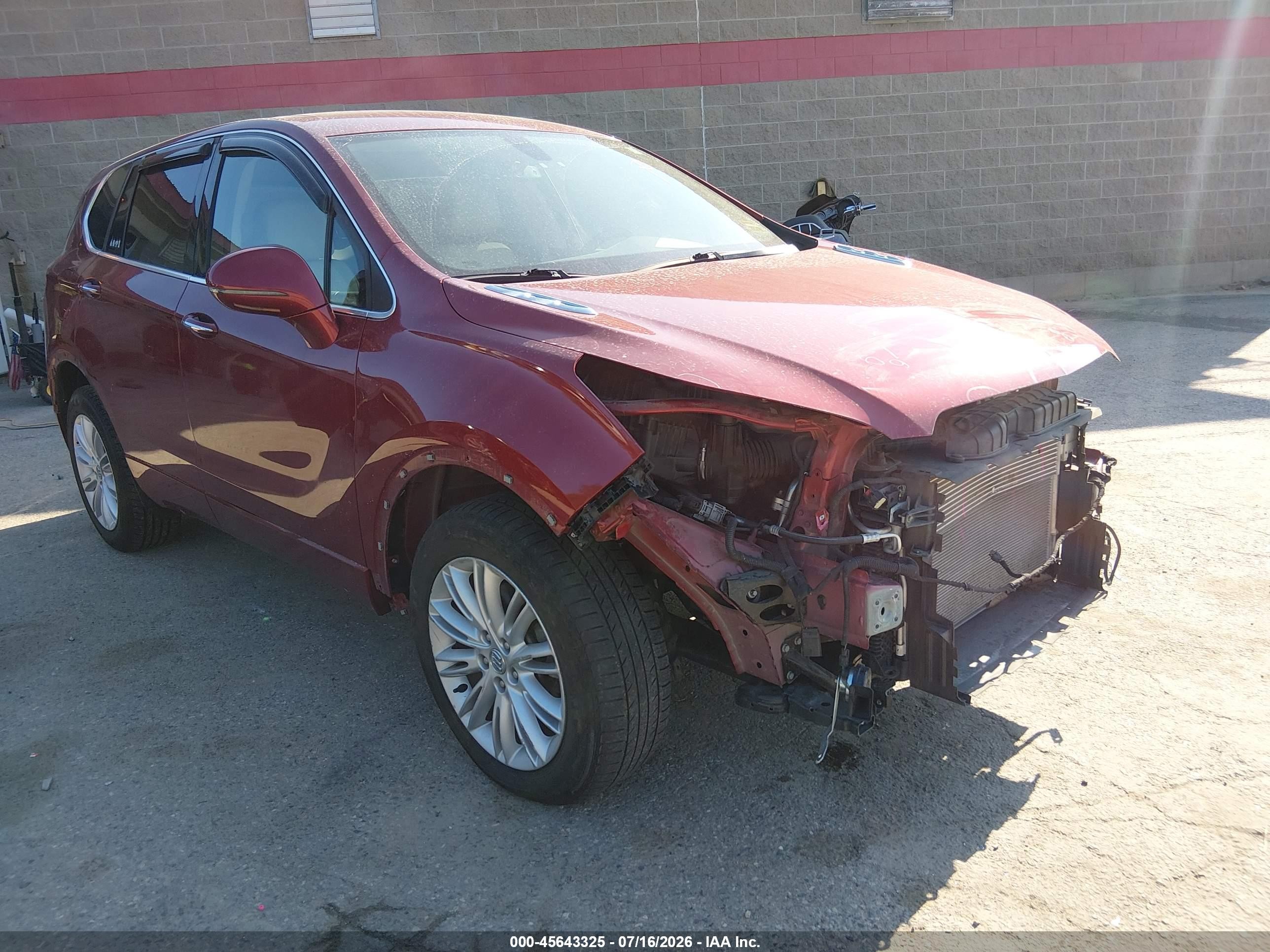 2018 Buick Envision VIN LRBFXBSA6JD055052 IAAI salvage auction — Front End, Salvage (Maine), sold $350 on 2026-09-08 (photo 6)