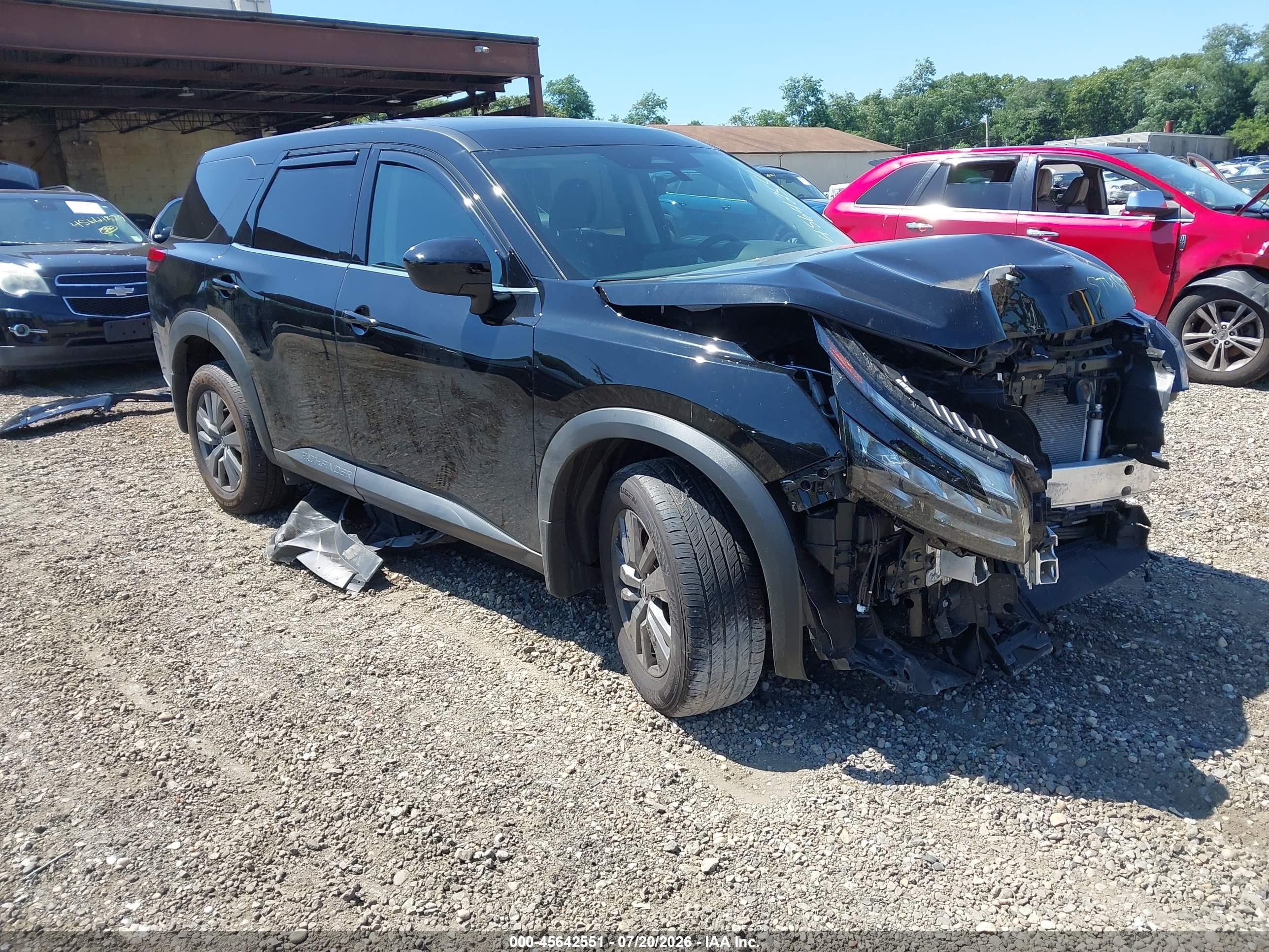 2025 Nissan Pathfinder VIN 5N1DR3AC7SC217317 — IAAI salvage auction photo