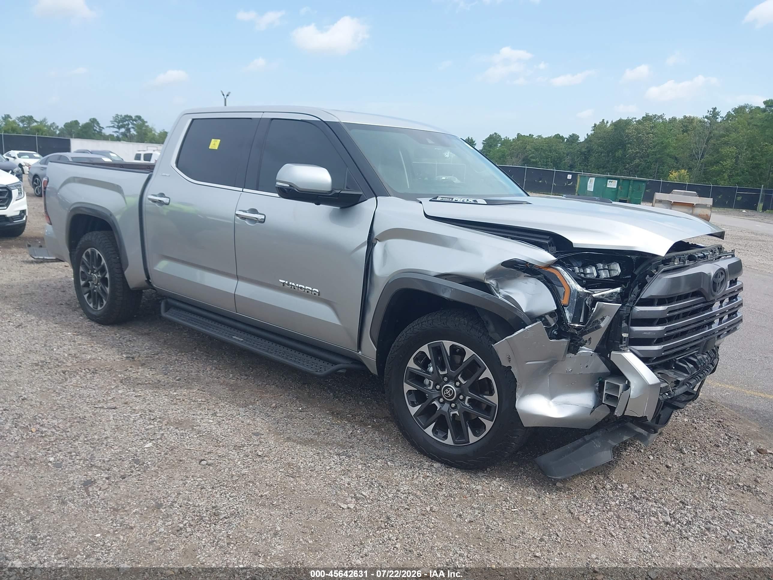 2023 Toyota Tundra VIN 5TFJC5DB8PX038937 — IAAI salvage auction photo