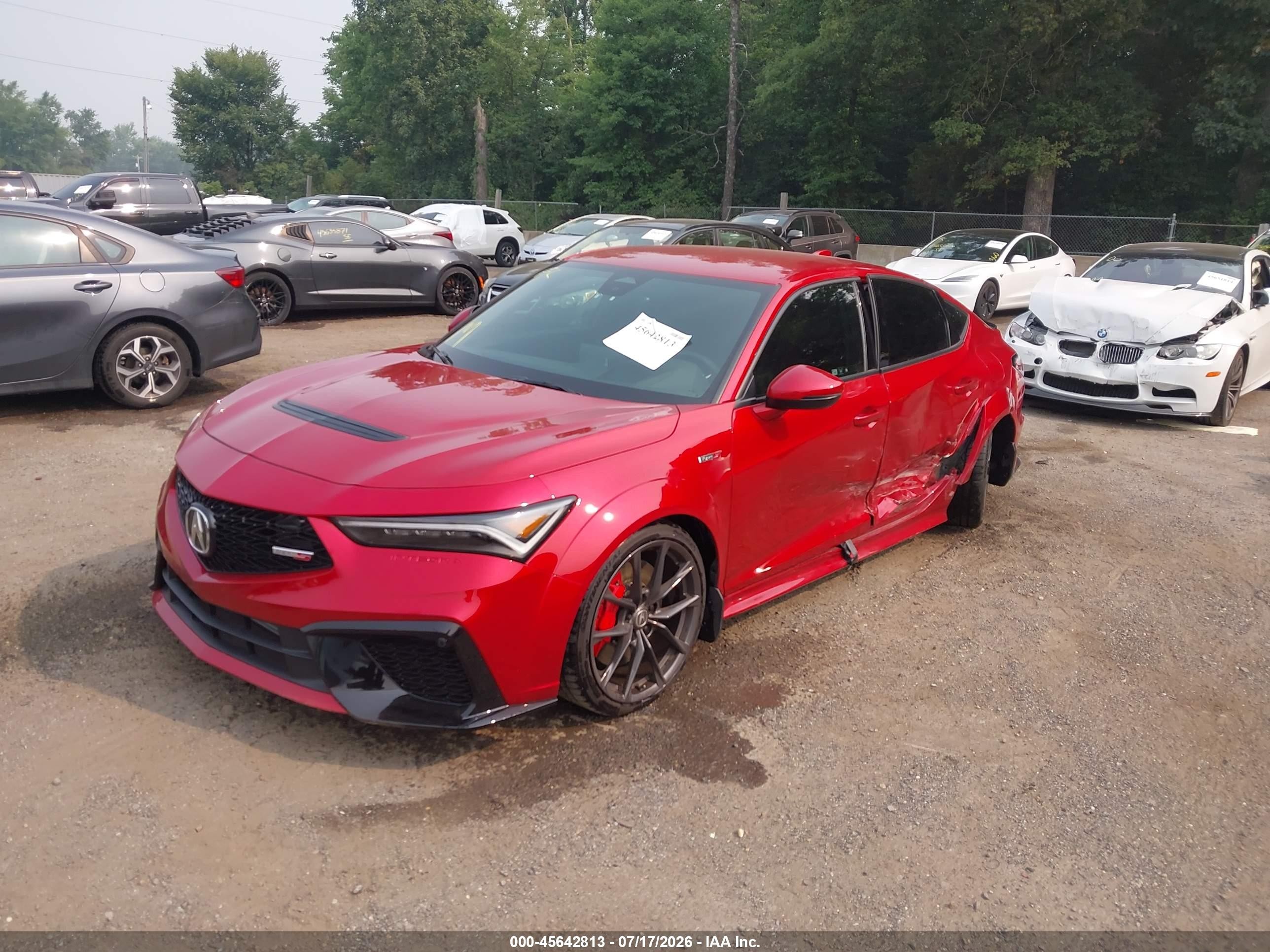 2024 Acura Integra VIN 19UDE5G9XRA002643 IAAI salvage auction — Side, Salvage - Greater Than 75% (Maryland), sold $21,100 on 2026-09-19 (photo 2)