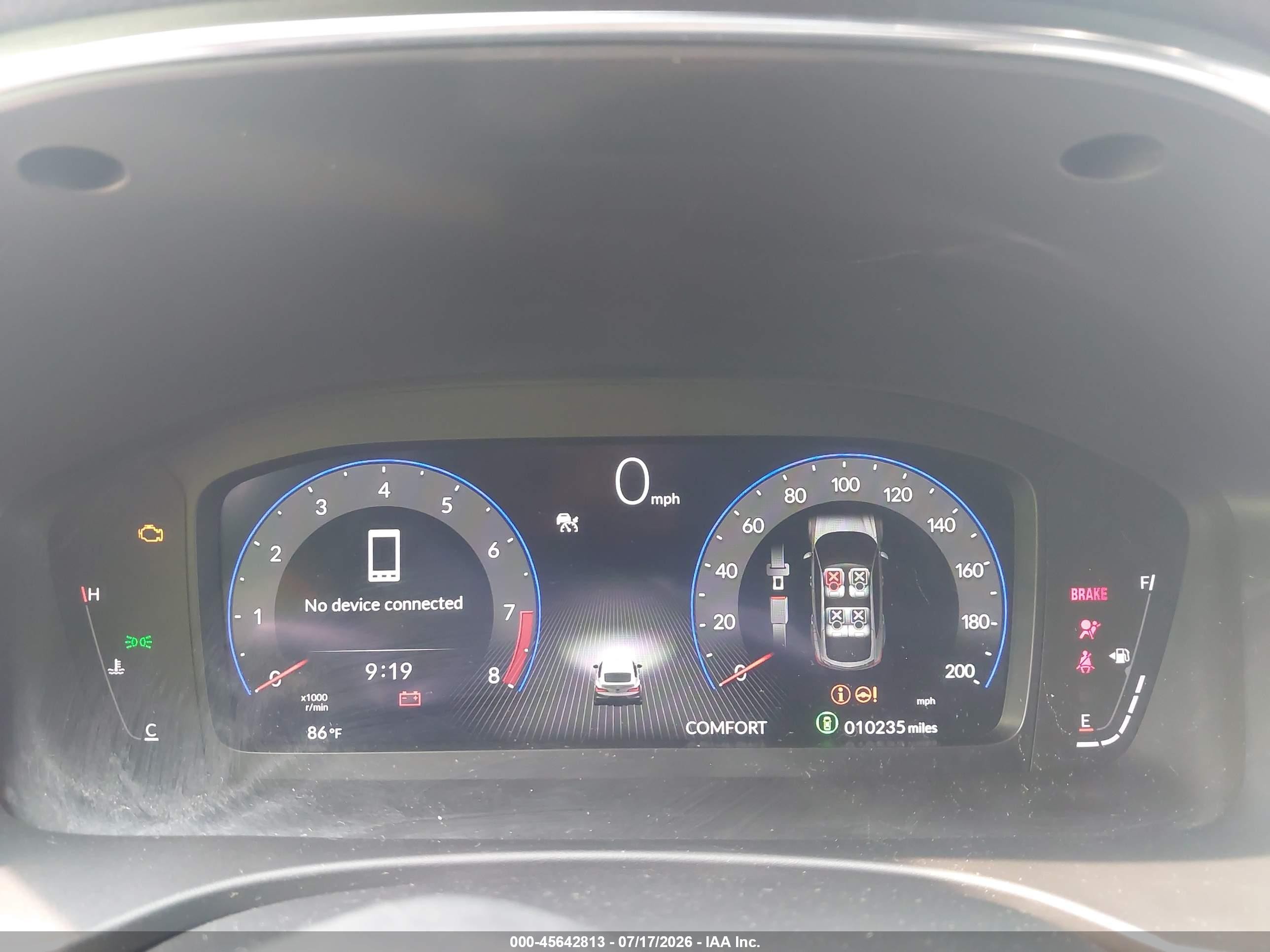 2024 Acura Integra VIN 19UDE5G9XRA002643 IAAI salvage auction — Side, Salvage - Greater Than 75% (Maryland), sold $21,100 on 2026-09-19 (photo 7)