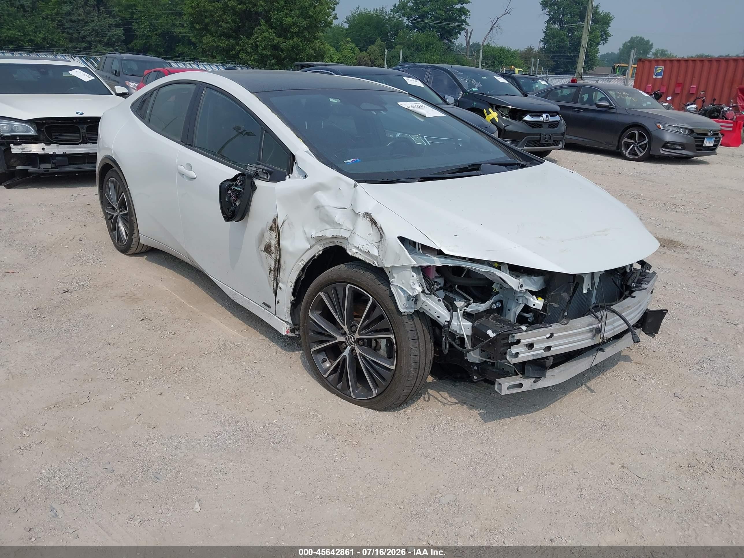 2023 Toyota Prius VIN JTDADABU0P3007330 — IAAI salvage auction photo