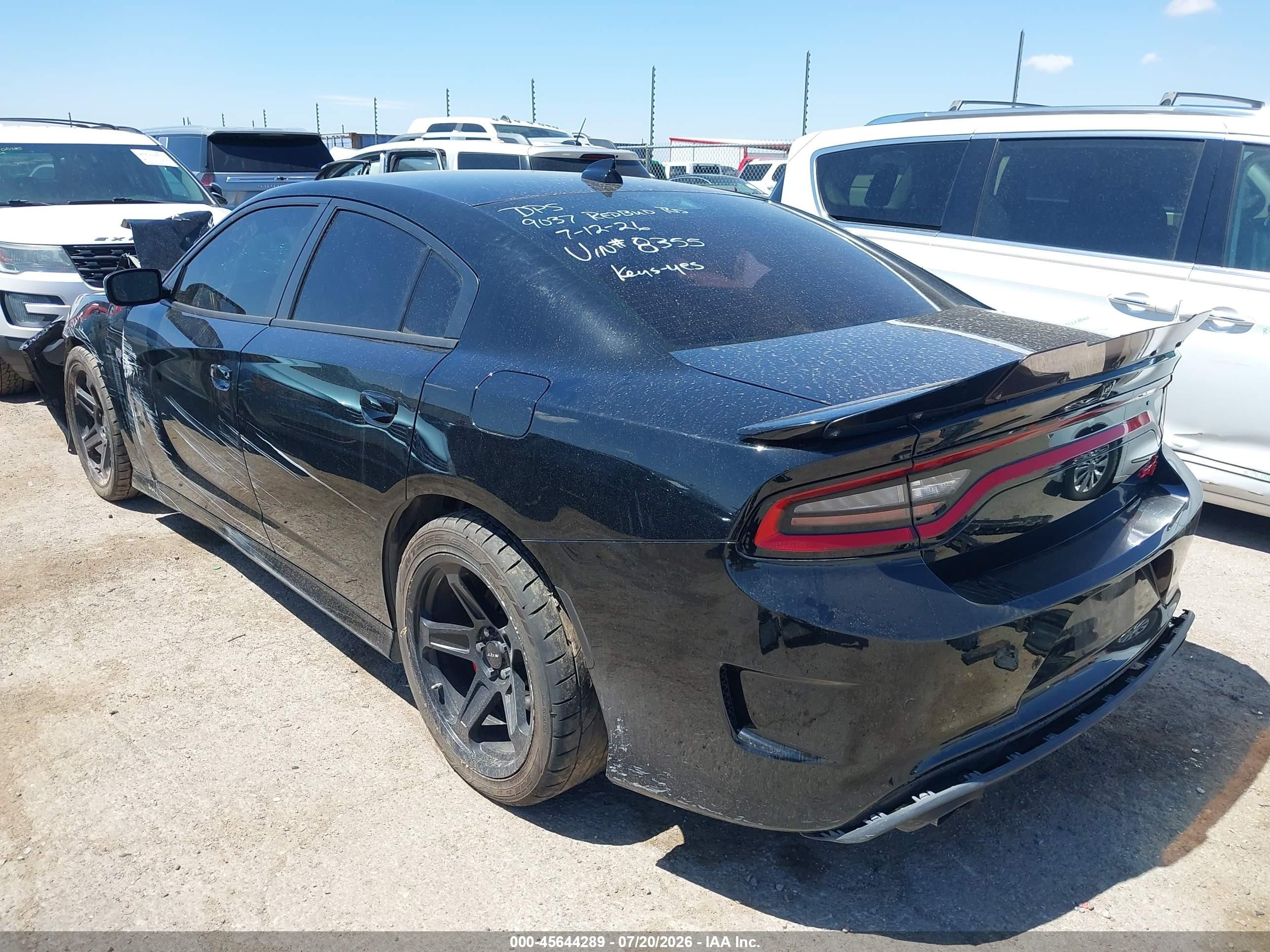 2019 Dodge Charger VIN 2C3CDXL90KH668355 IAAI salvage auction — Front End, Salvage (Texas), sold $10,200 on 2026-09-13 (photo 3)