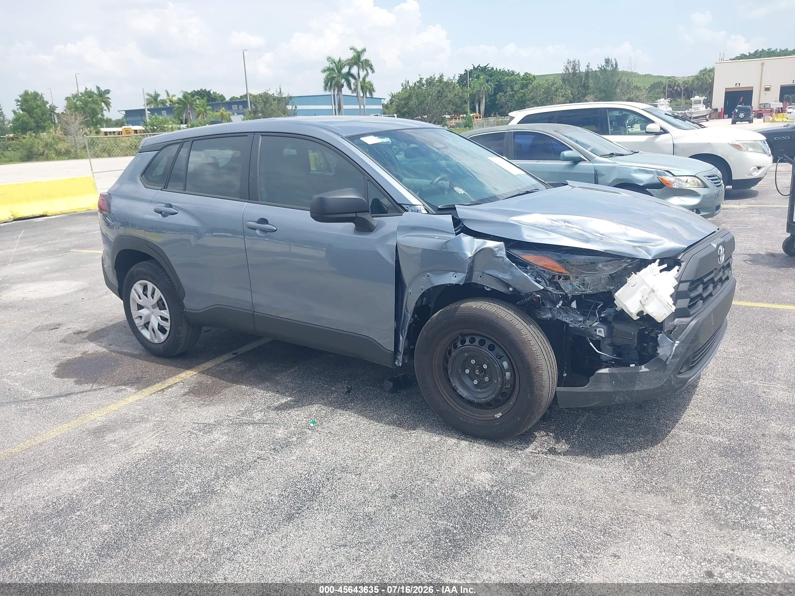 2026 Toyota Corolla Cross VIN 7MUAAAAG1TV184407 — IAAI salvage auction photo