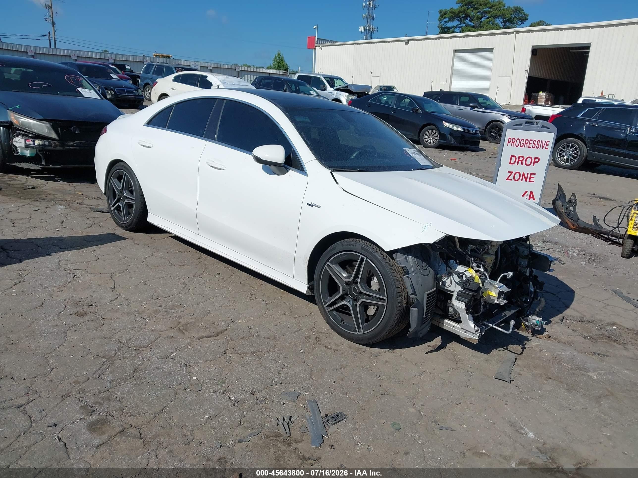 2022 Mercedes-Benz CLA-Class VIN W1K5J5BB3NN289308 — IAAI salvage auction photo