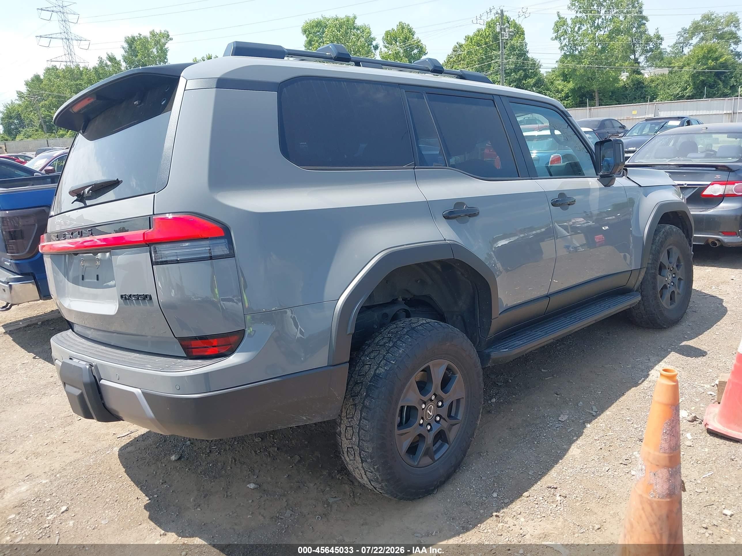 2024 Lexus Gx VIN JTJTBCDX1R5025356 IAAI salvage auction — Unknown, Salvage (Ohio), sold $31,750 on 2026-08-12 (photo 4)