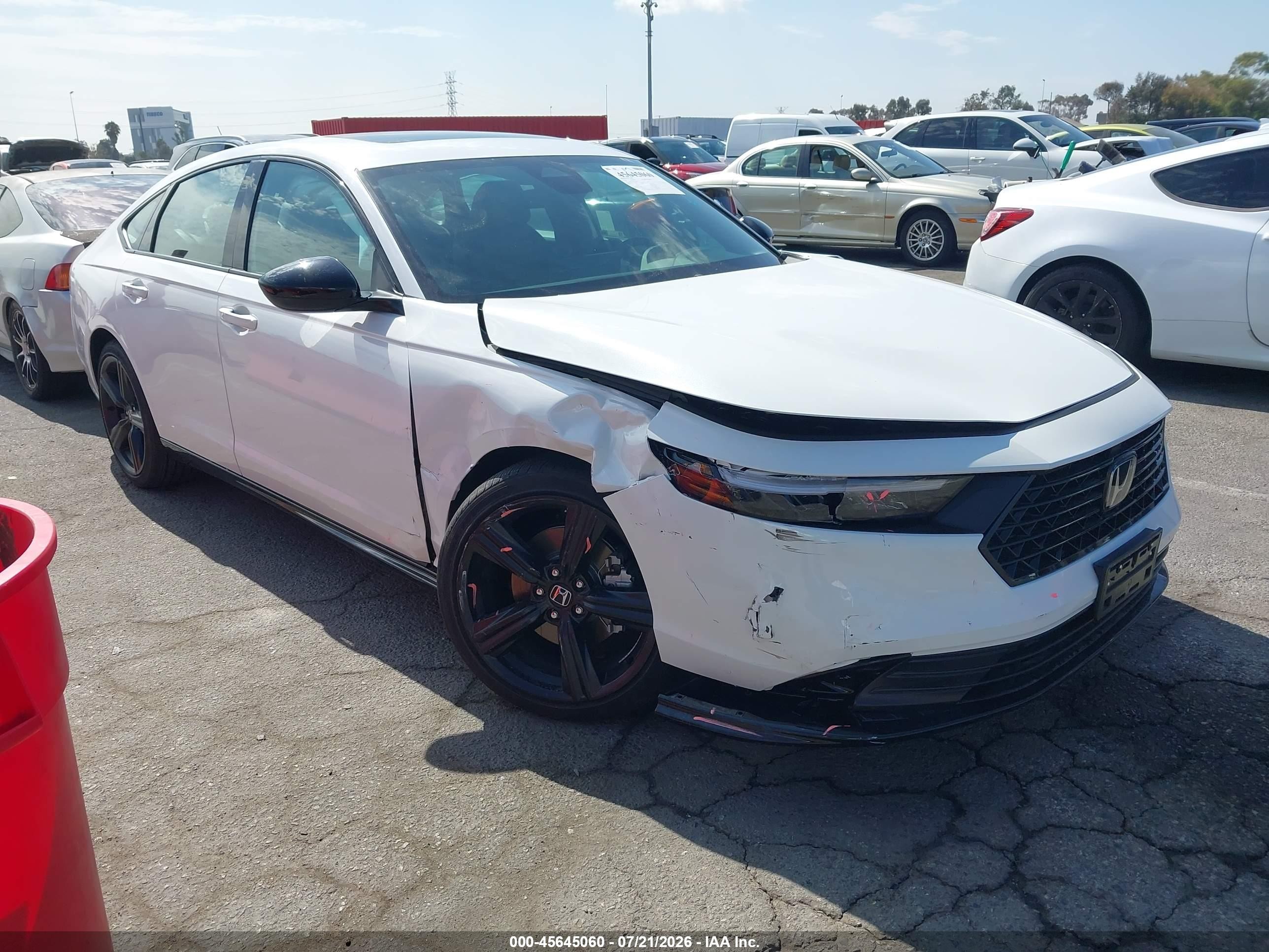 2026 Honda Accord VIN 1HGCY2F70TA006936 — IAAI salvage auction photo