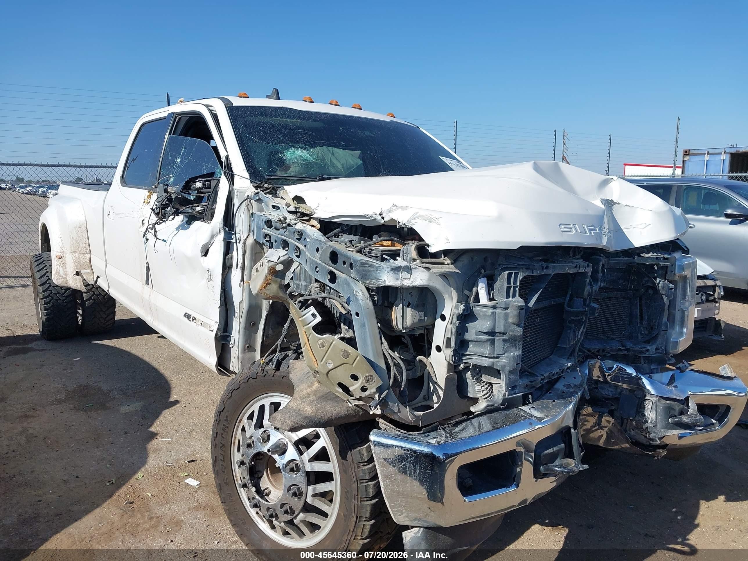 2019 Ford F-350 VIN 1FT8W3DT7KEE21355 — IAAI salvage auction photo