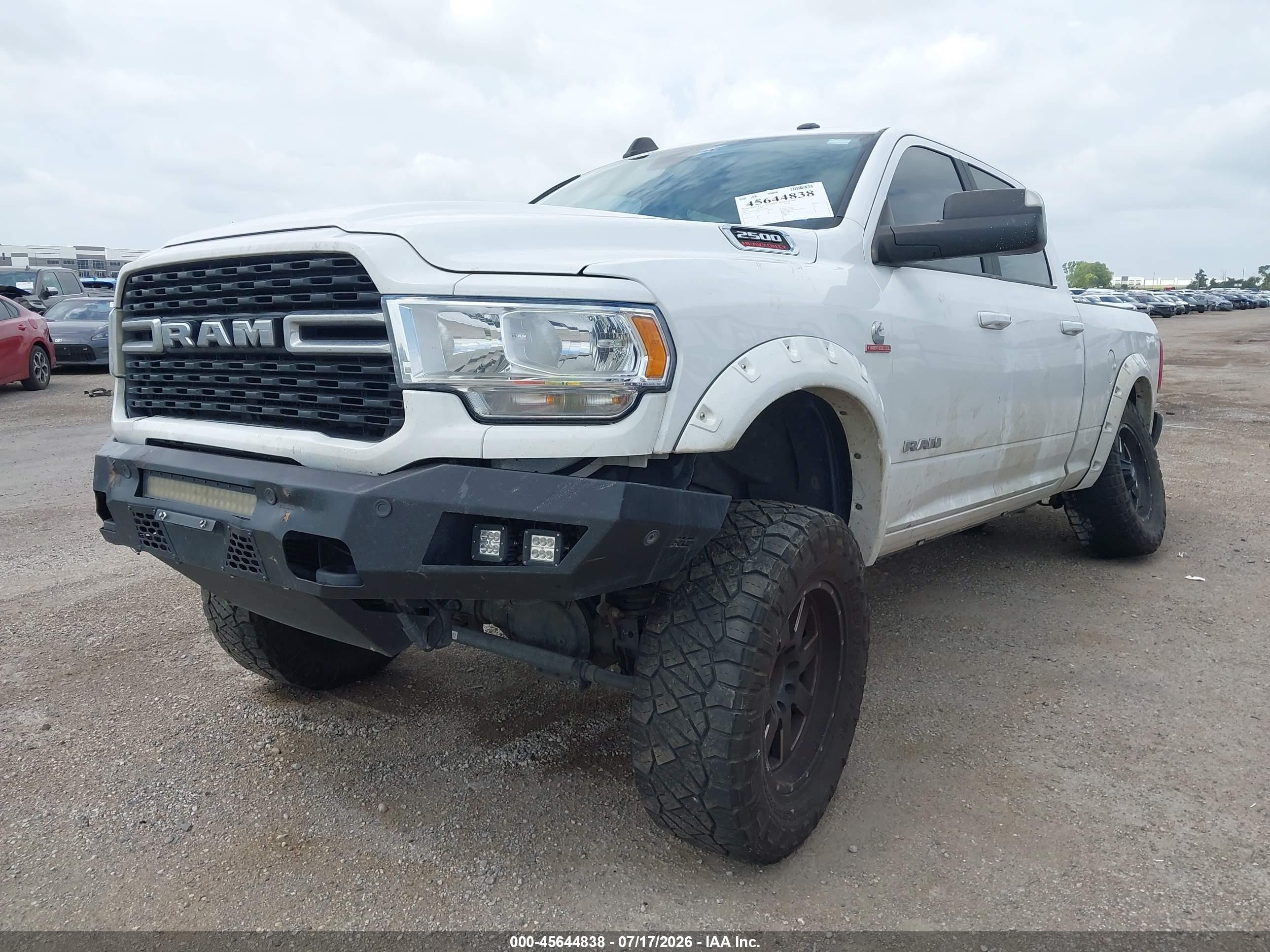 2022 Ram 2500 VIN 3C6UR5DL6NG146518 IAAI salvage auction — Rear End, Original (Texas), sold $11,900 on 2026-09-24 (photo 2)