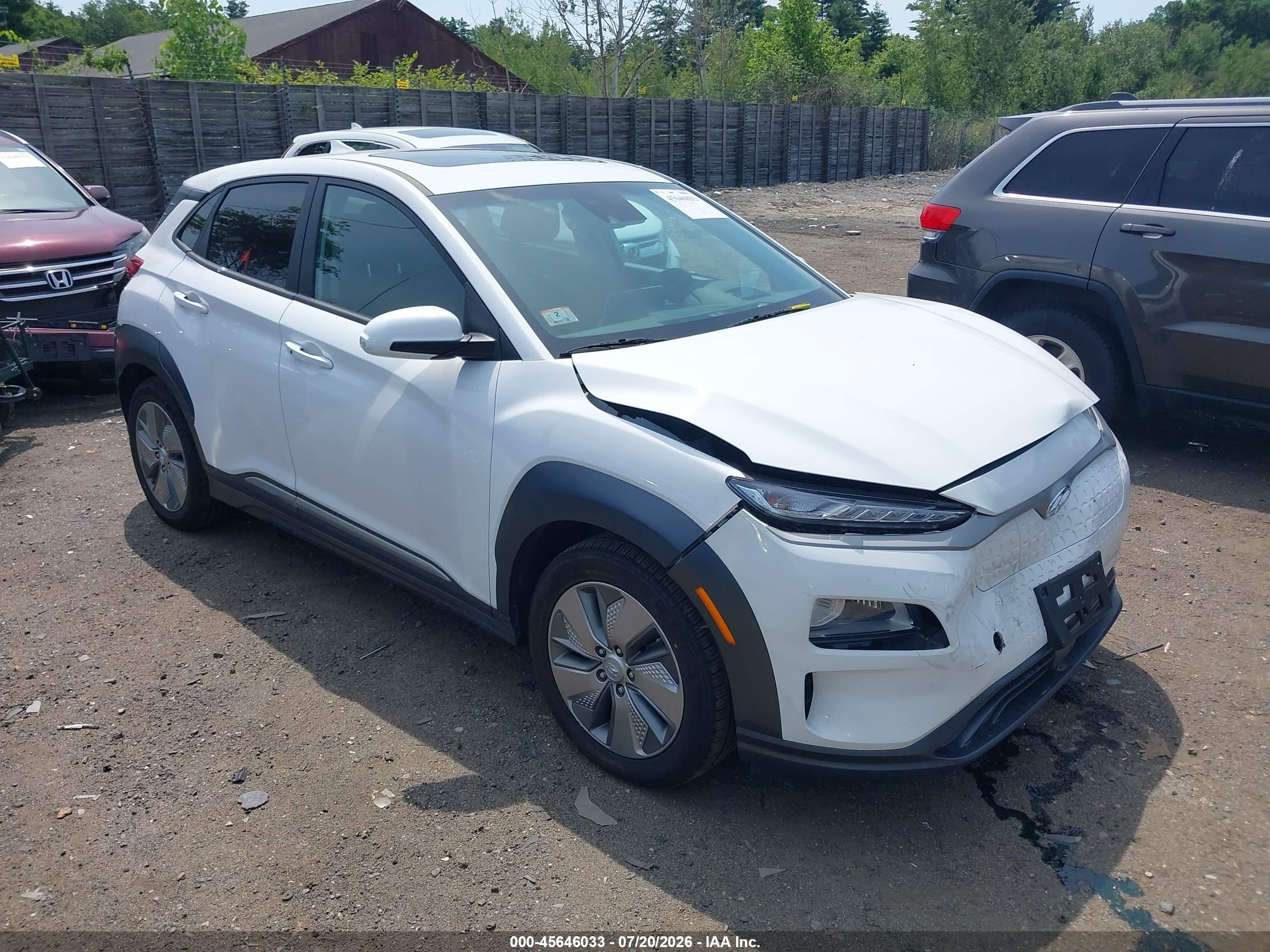 2021 Hyundai Kona VIN KM8K53AG6MU128597 — IAAI salvage auction photo