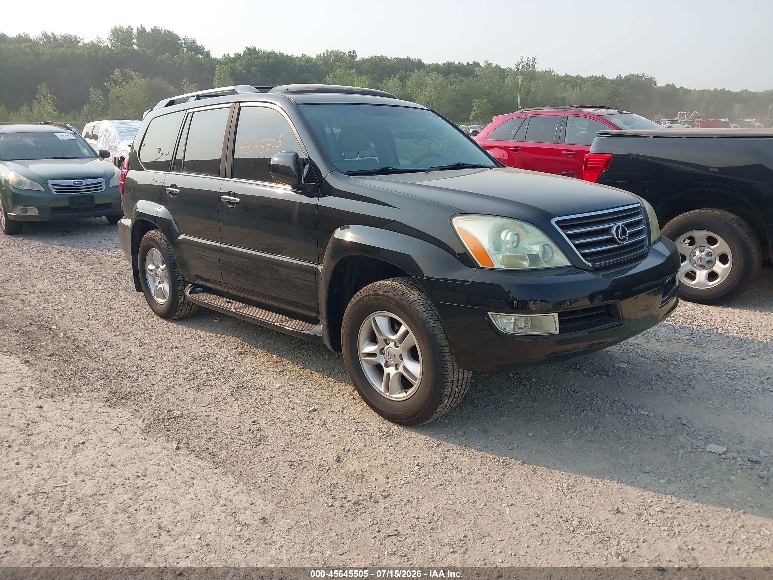 2009 Lexus GX 470 VIN JTJBT20X790178247 — IAAI salvage auction photo