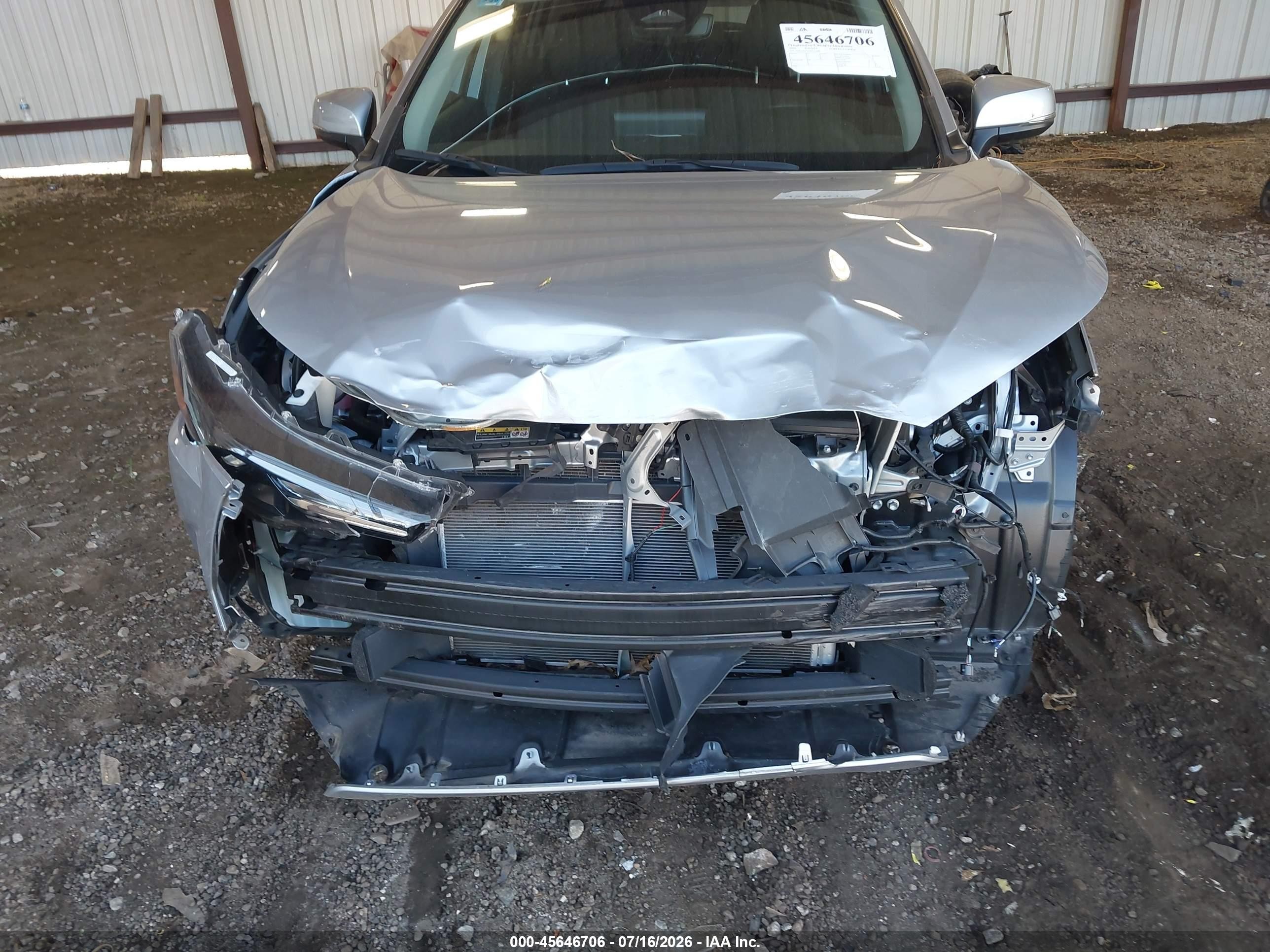 2024 Toyota Corolla cross VIN 7MUCAAAG3RV093382 IAAI salvage auction — Front End, Salvage (Georgia), sold $6,300 on 2026-09-04 (photo 6)