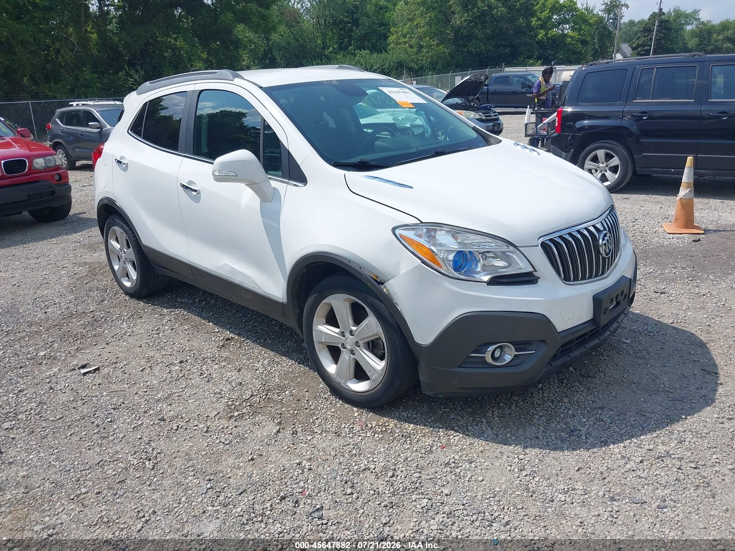 2016 Buick Encore VIN KL4CJBSB3GB635338 IAAI salvage auction — Unknown, Salvage (Ohio), sold $800 on 2026-09-19 (photo 1)
