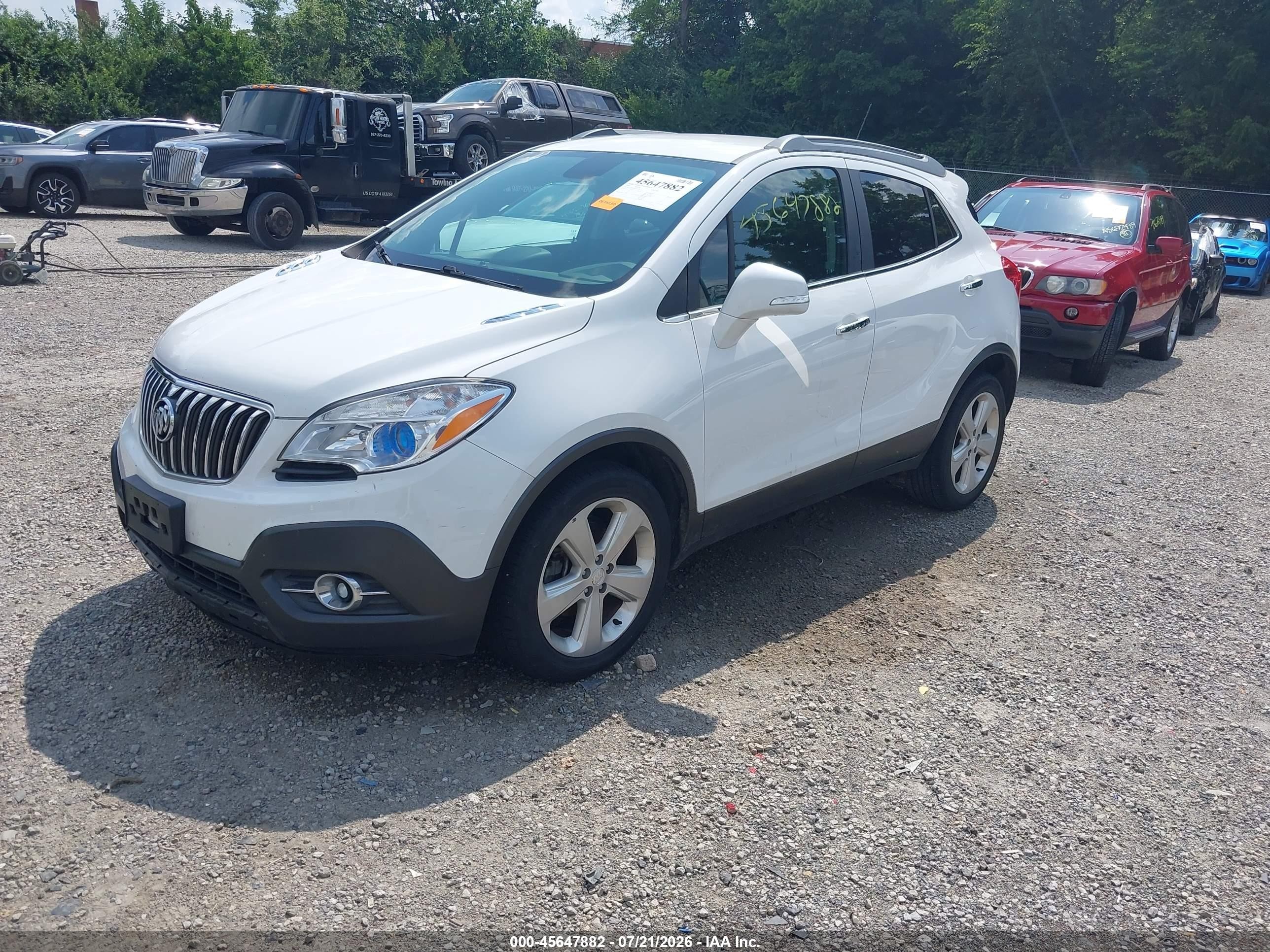 2016 Buick Encore VIN KL4CJBSB3GB635338 IAAI salvage auction — Unknown, Salvage (Ohio), sold $800 on 2026-09-19 (photo 2)