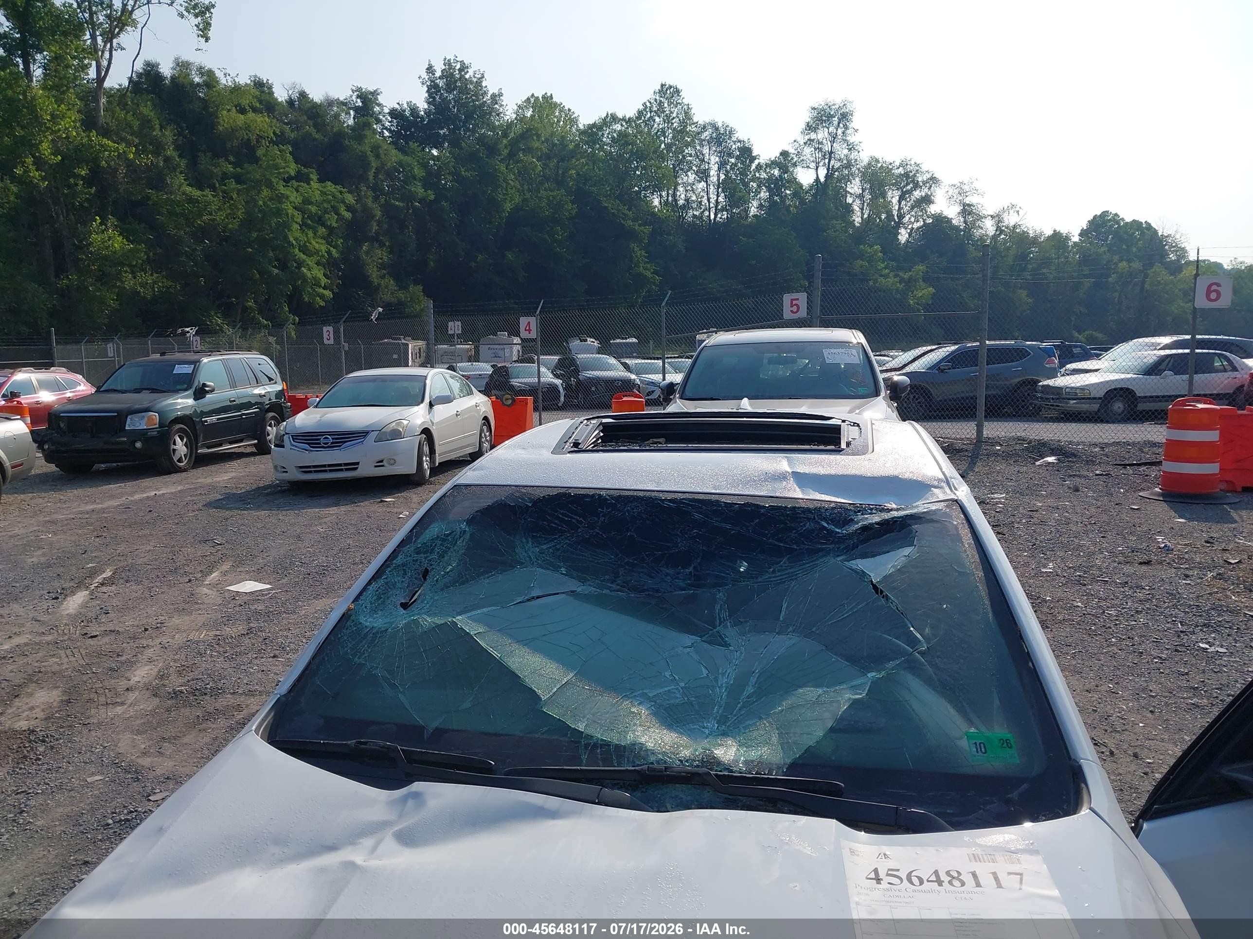 2026 Cadillac Ct4-v VIN 1G6D75RP6T0410027 IAAI salvage auction — All Over, Salvage (Virginia), sold $28,700 on 2026-08-11 (photo 6)
