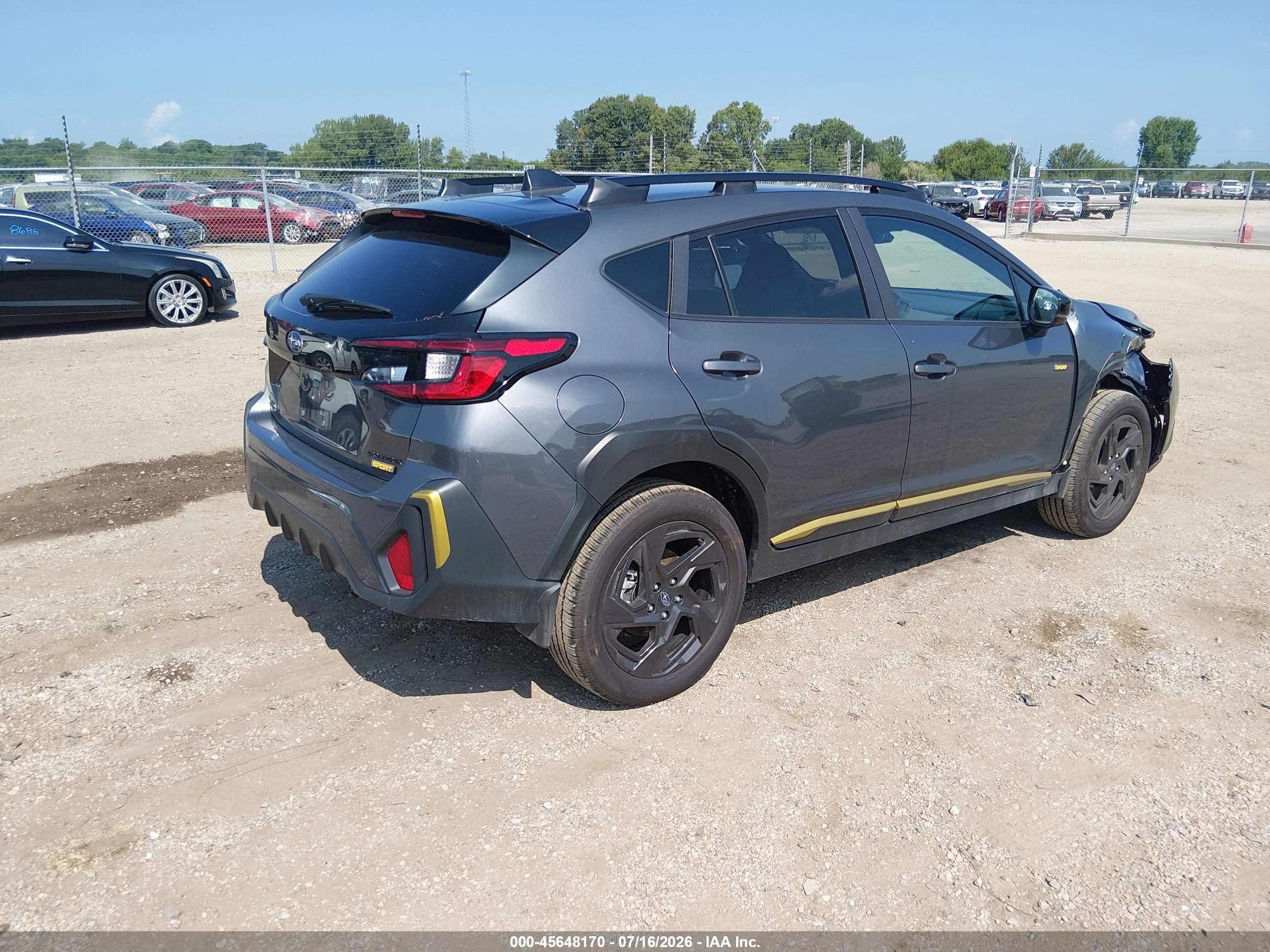 2026 Subaru Xv VIN 4S4GUHF64T3714452 IAAI salvage auction — Unknown, Salvage (Illinois), sold $8,600 on 2026-09-09 (photo 4)