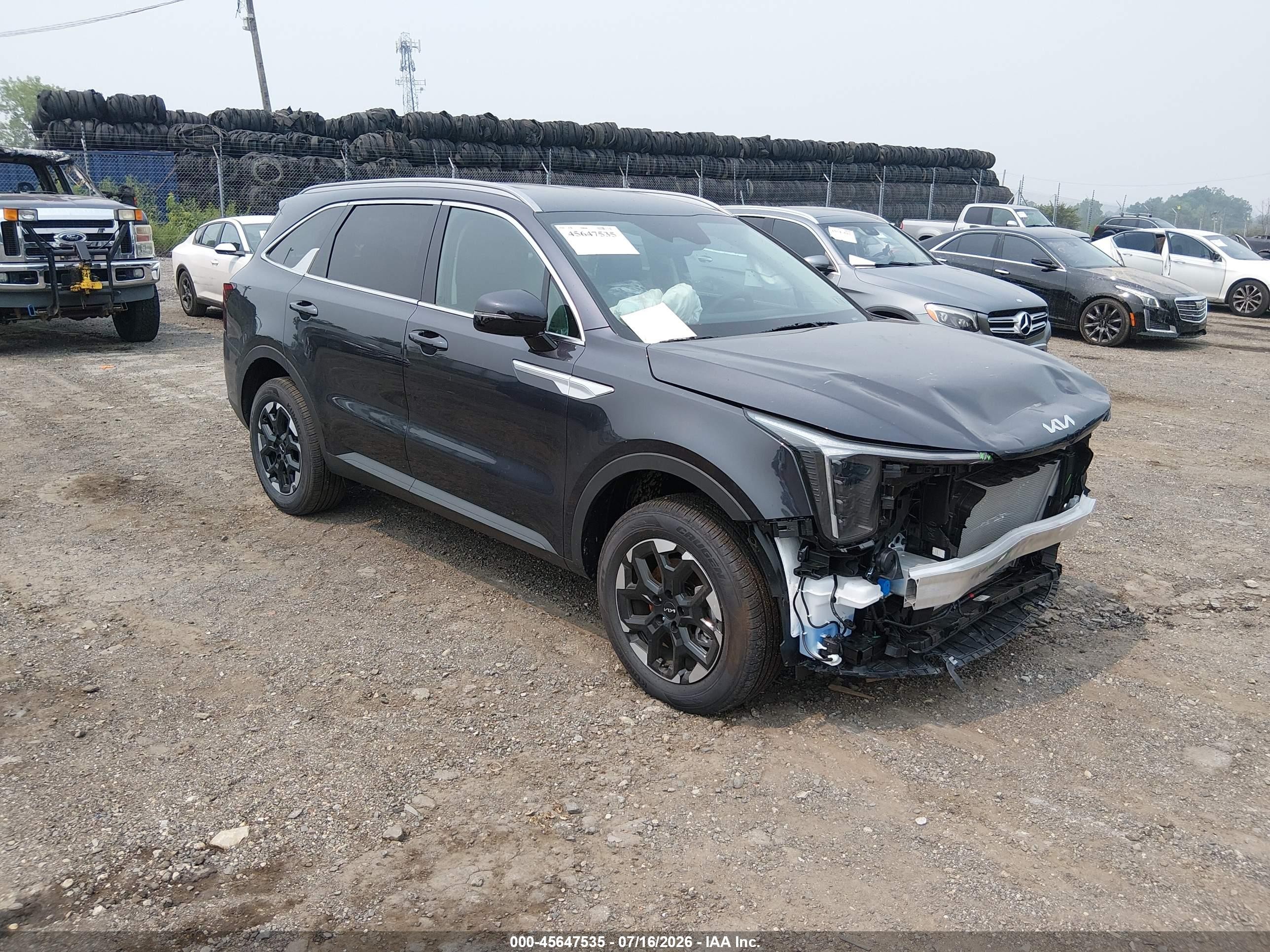2026 Kia Sorento VIN 5XYRLDJC6TG453407 — IAAI salvage auction photo