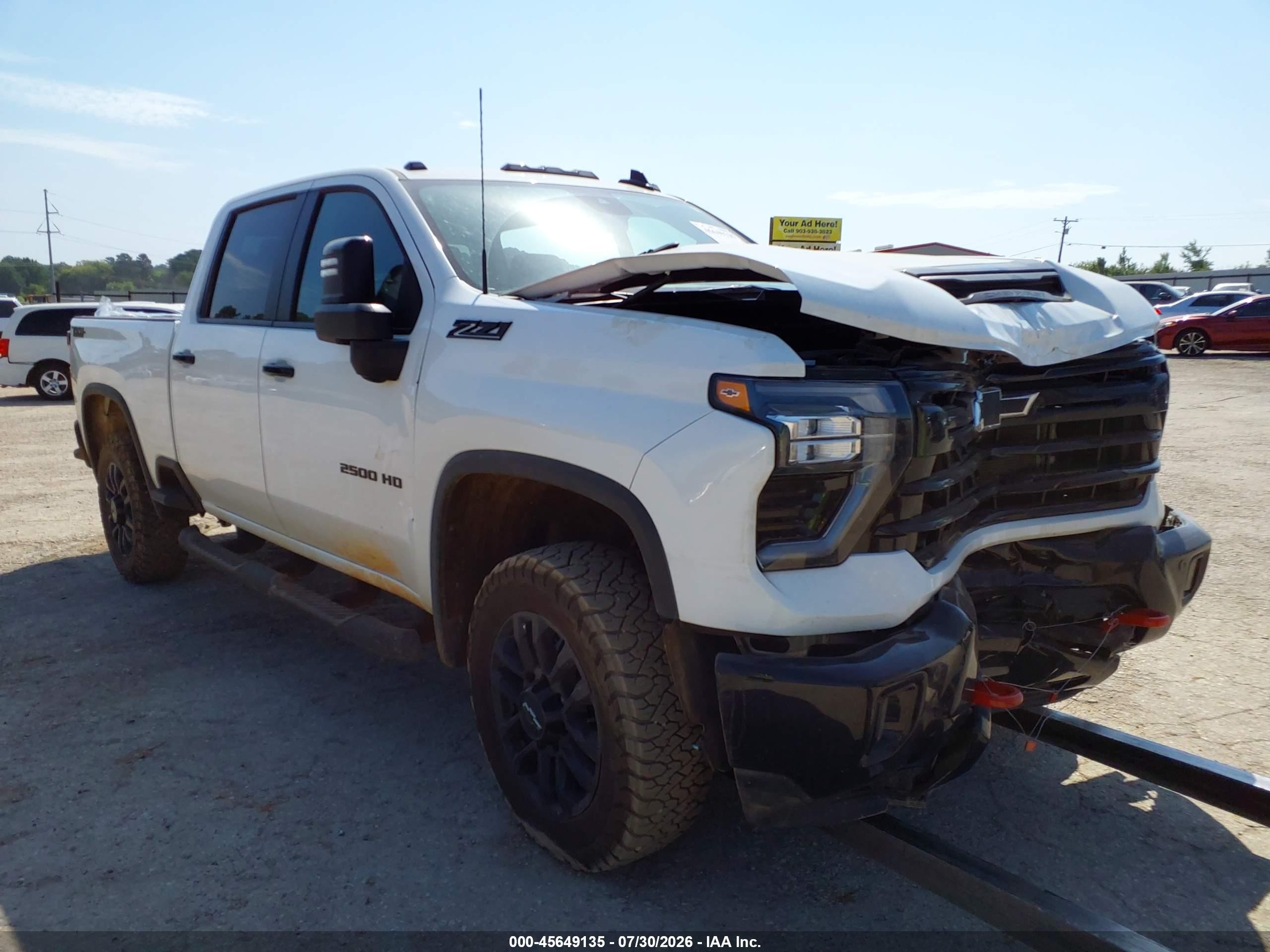 2026 Chevrolet Silverado 2500 VIN 1GC4KNE74TF137524 — IAAI salvage auction photo