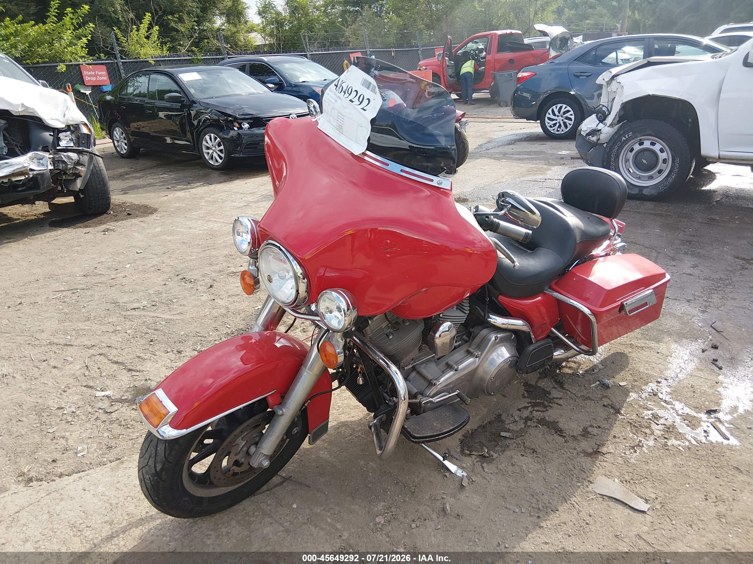 2008 Harley-davidson Flht VIN 1HD1FV4158Y637934 IAAI salvage auction — Rear End, Salvage (Kansas), sold $1,500 on 2026-09-12 (photo 2)