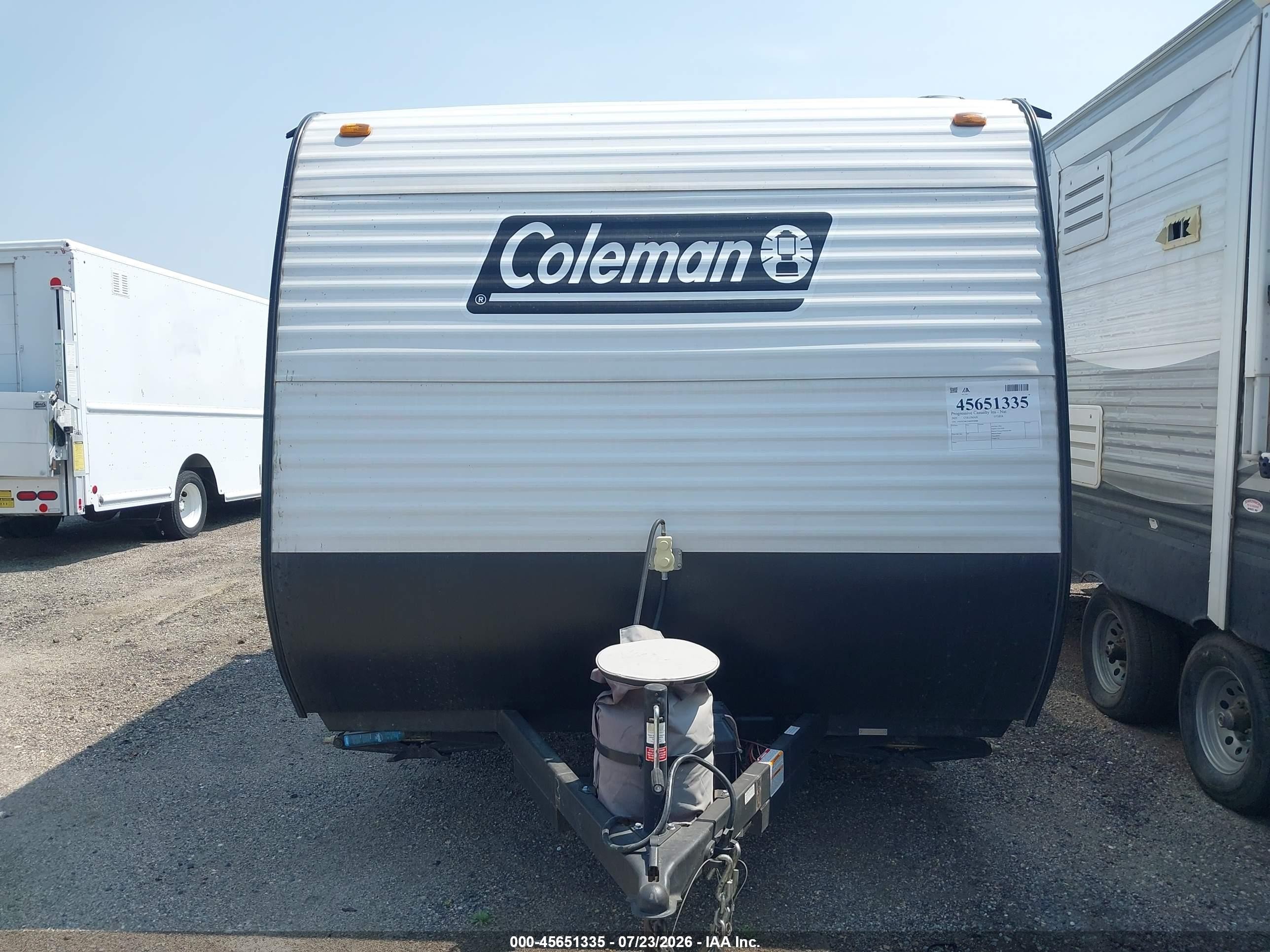 2025 Keystone Coleman VIN 4YDTCMG14SH930088 IAAI salvage auction — Hail, Clear (North Dakota), sold $4,550 on 2026-09-20 (photo 7)