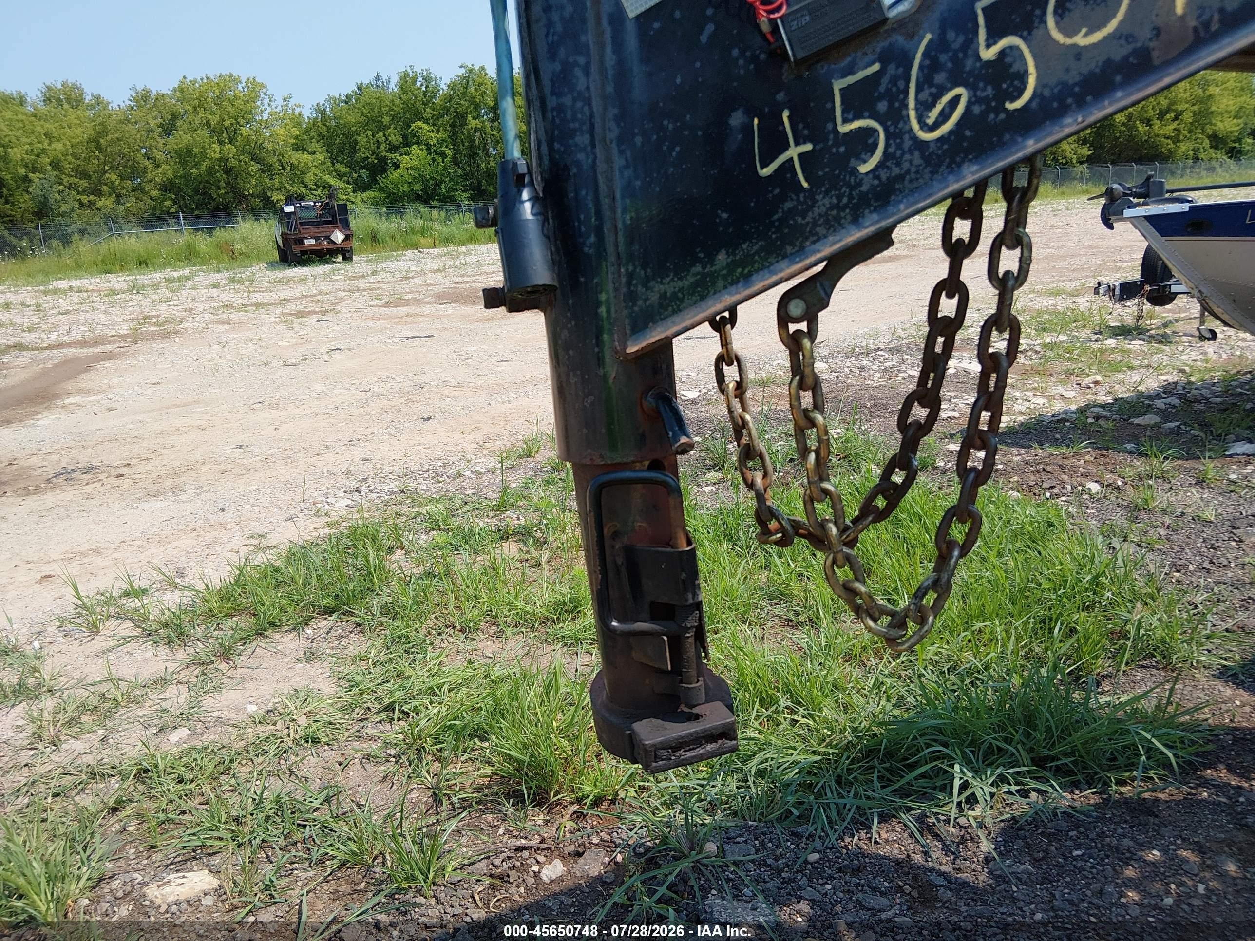 2022 Big Tex Trailer Co Inc Flatbed Gooseneck VIN 16V3F3821N6125004 IAAI salvage auction — Frame Damage, Junk Bill Of Sale Mv2459 (Wisconsin), sold $1,375 on 2026-09-24 (photo 7)