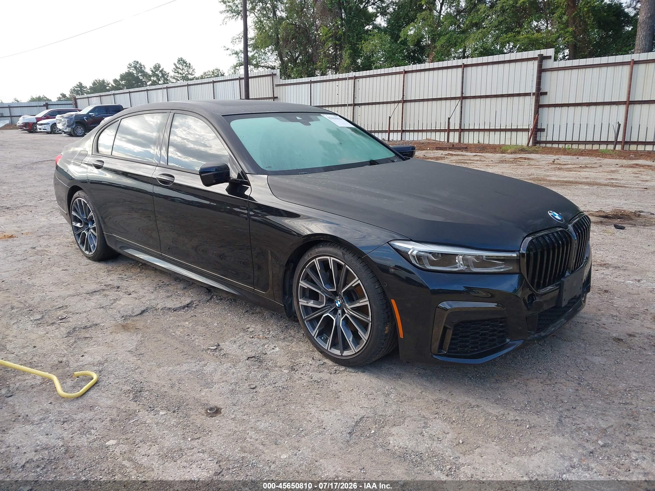 2020 BMW 7er VIN WBA7T2C02LCD30092 IAAI salvage auction — Electrical, Original (Texas), sold $17,500 on 2026-10-05 (photo 1)