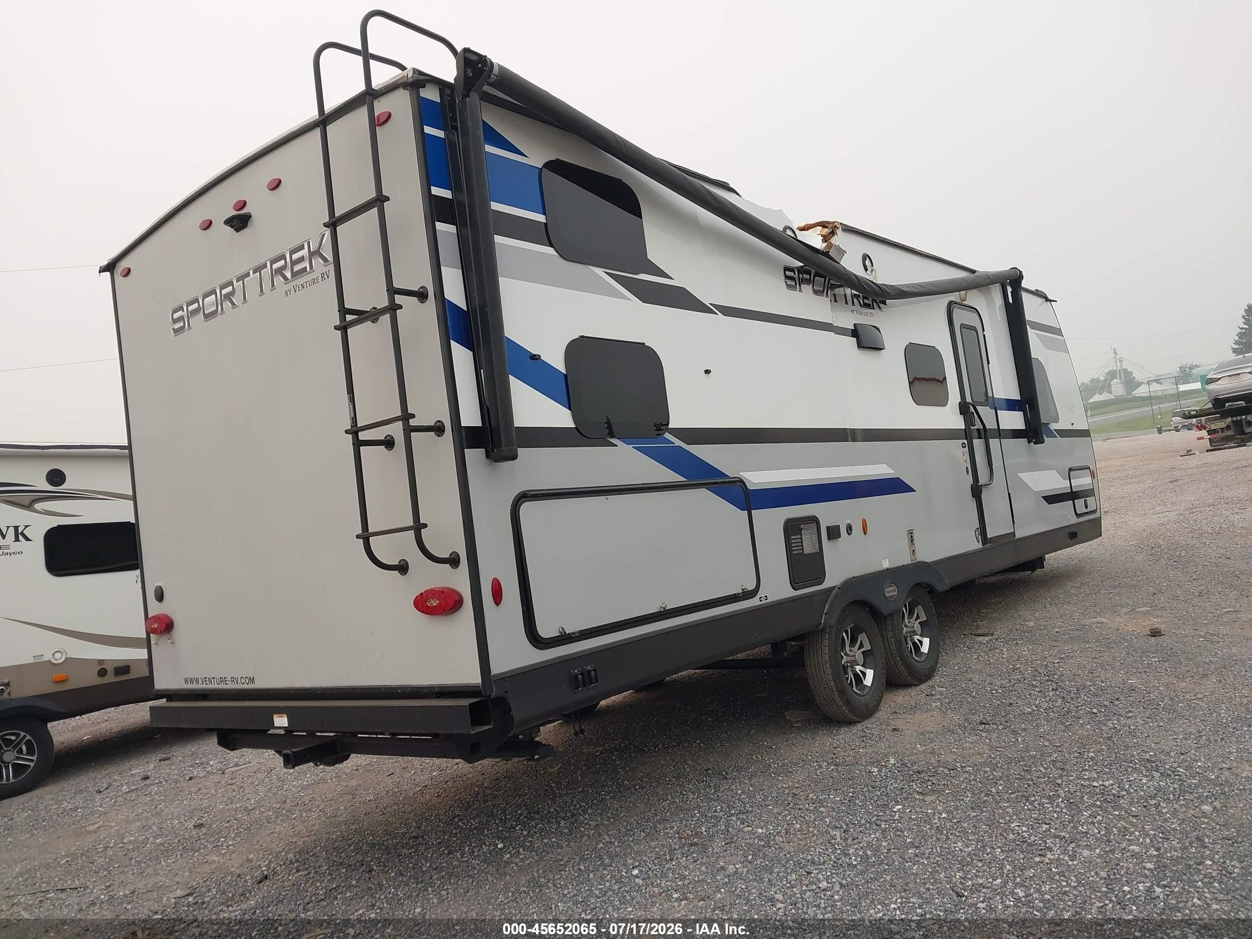 2021 Kz-rv Recreation VIN 4EZT12722M8021533 IAAI salvage auction — Top/Roof, Salvage (Pennsylvania), sold $25 on 2026-09-09 (photo 4)